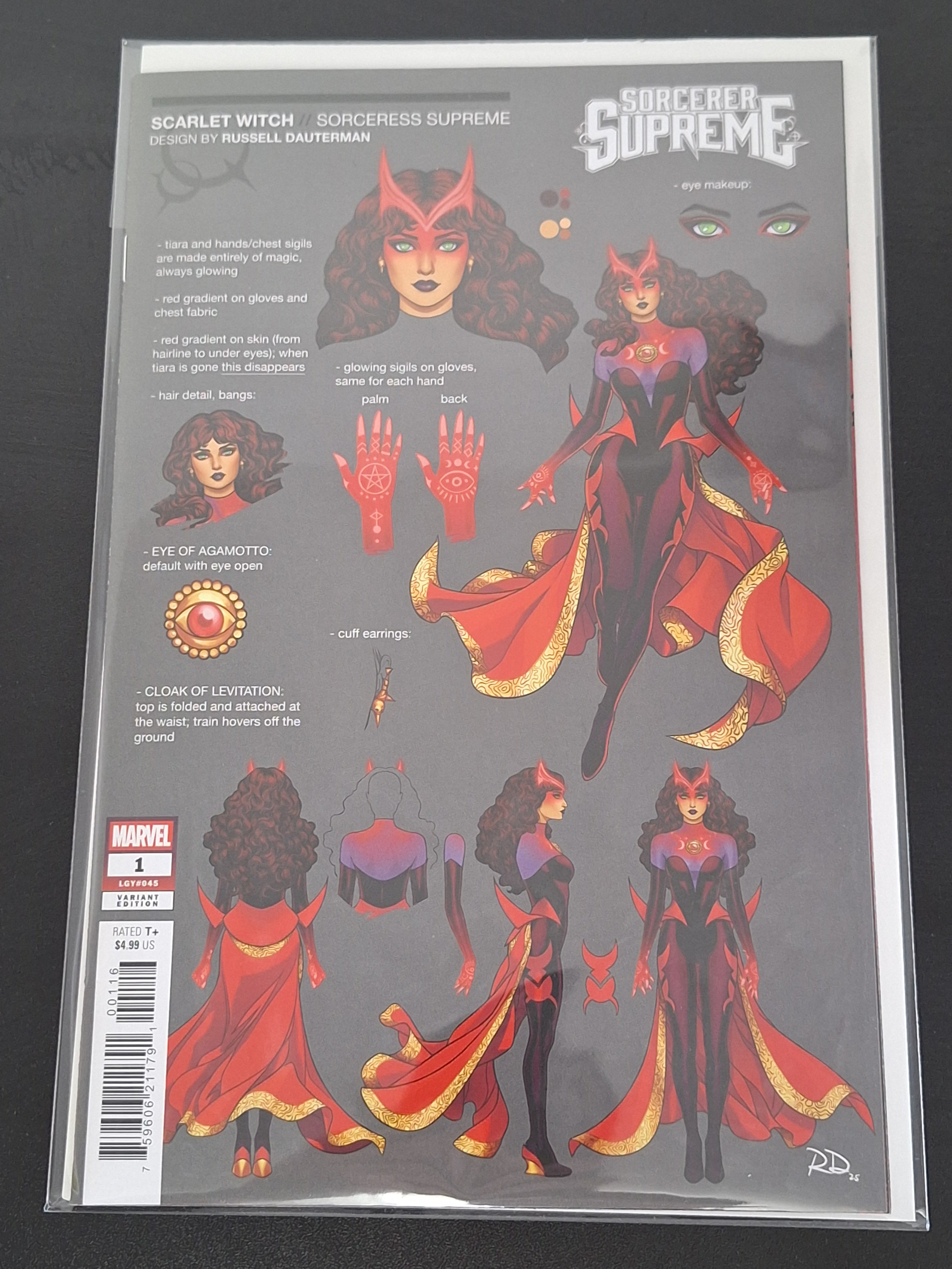 Sorcerer Supreme 1 Marvel 2026 Russel Dauterman 1:10 Design Variant