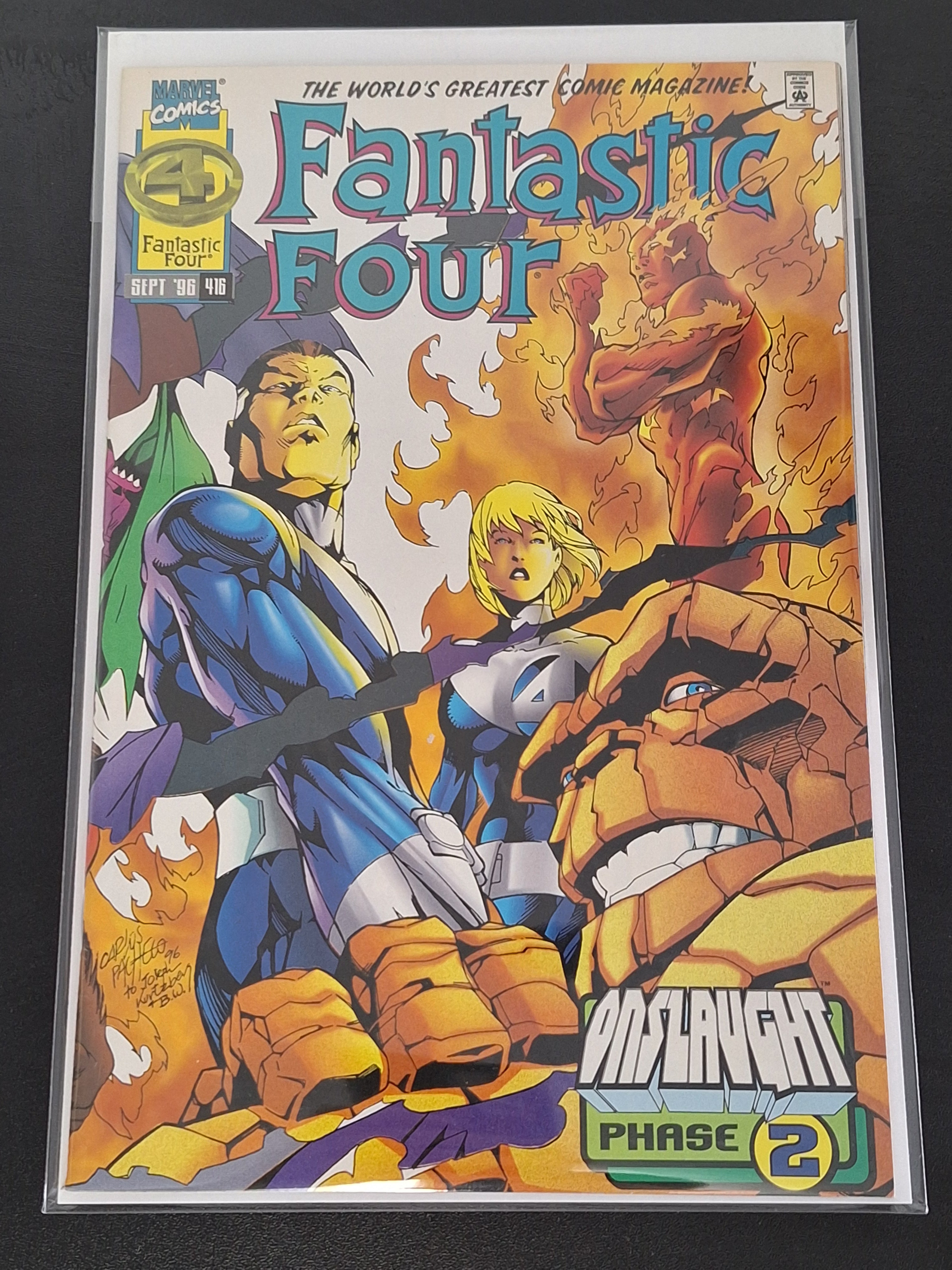 Fantastic Four 416 Marvel 1996 Onslaught