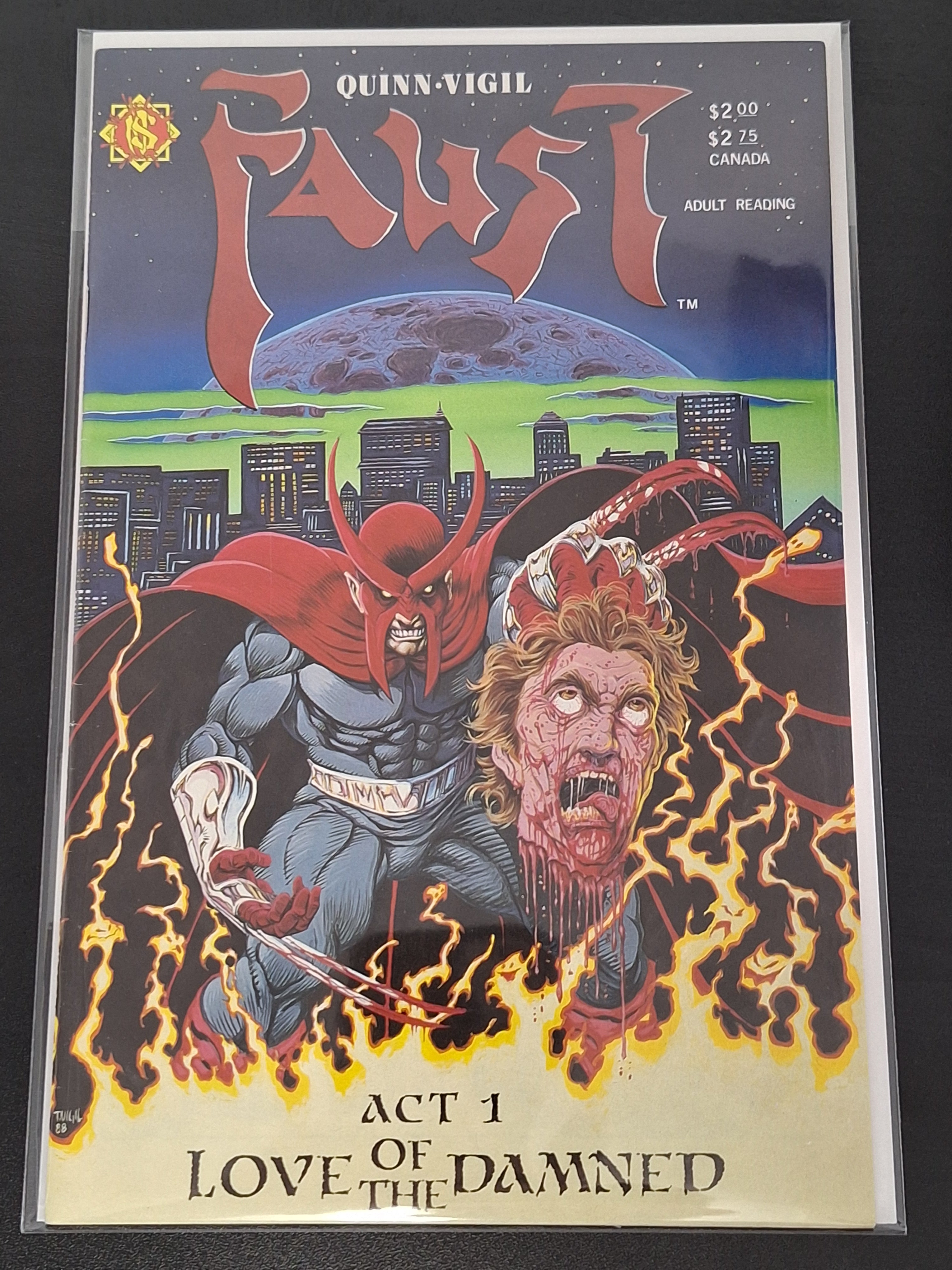 Faust 1 Northstar 1989 First Printing Tim Vigil