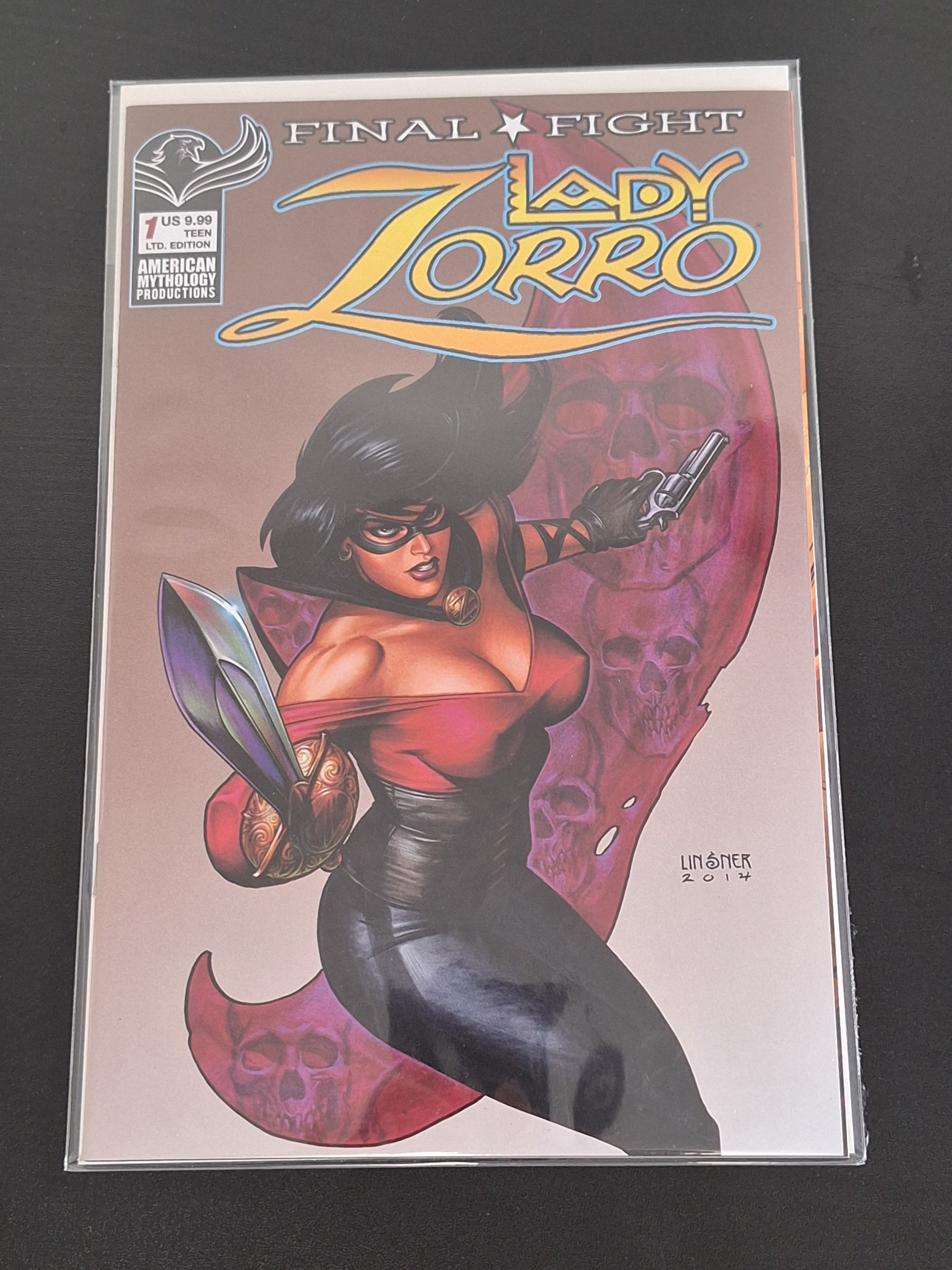Lady Zorro 1 American Mythology Productions Ltd. Edition Variant Linsner