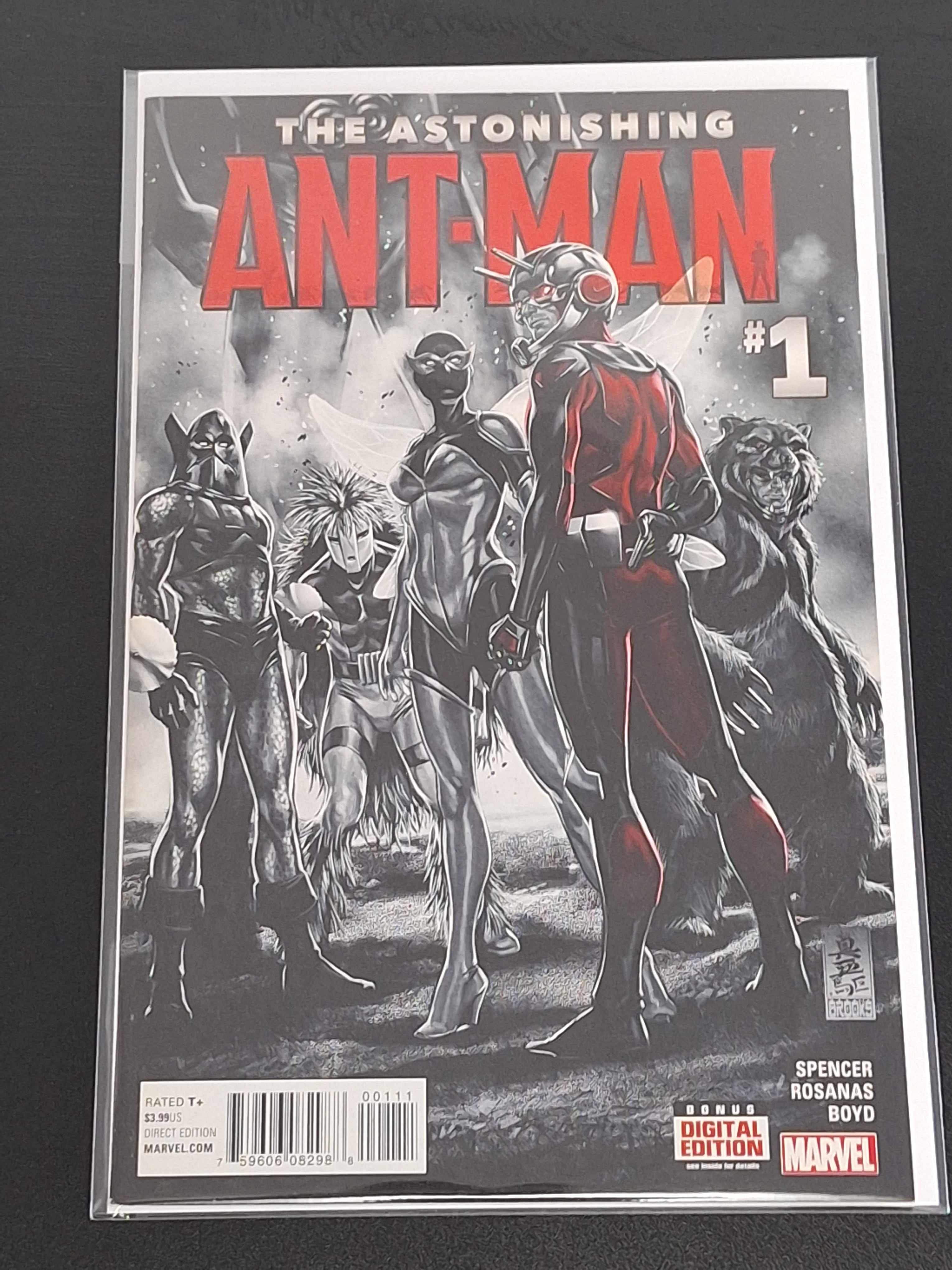 The Astonishing Ant-Man 1 Marvel 2015 Mark Brooks Cover