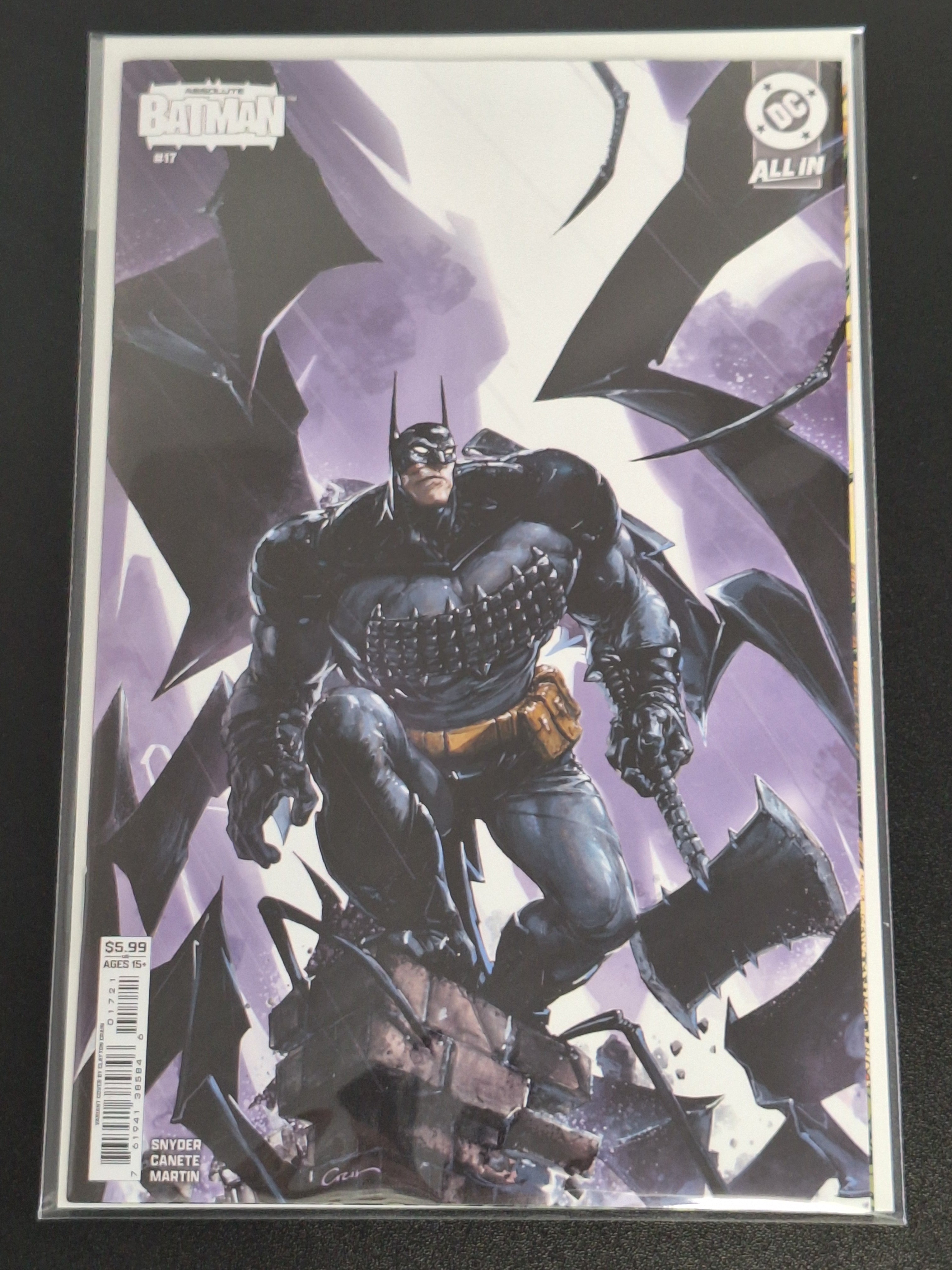 Absolute Batman 17 DC 2026 1st Absolute Poison Ivy Clayton Crain Variant