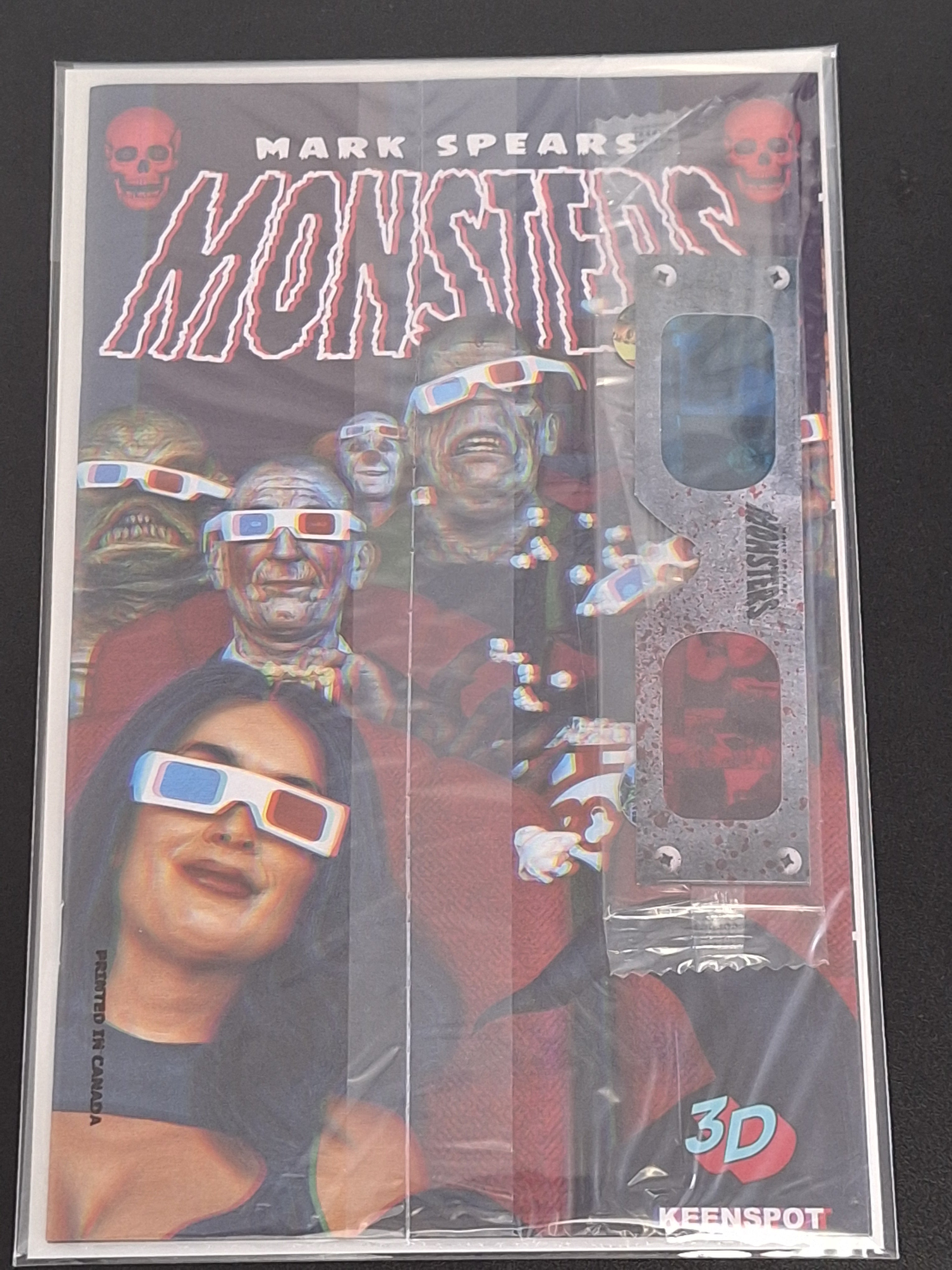 Mark Spears Monsters 9 Keenspot 2026 Cover D Monster Matinee 3D Variant