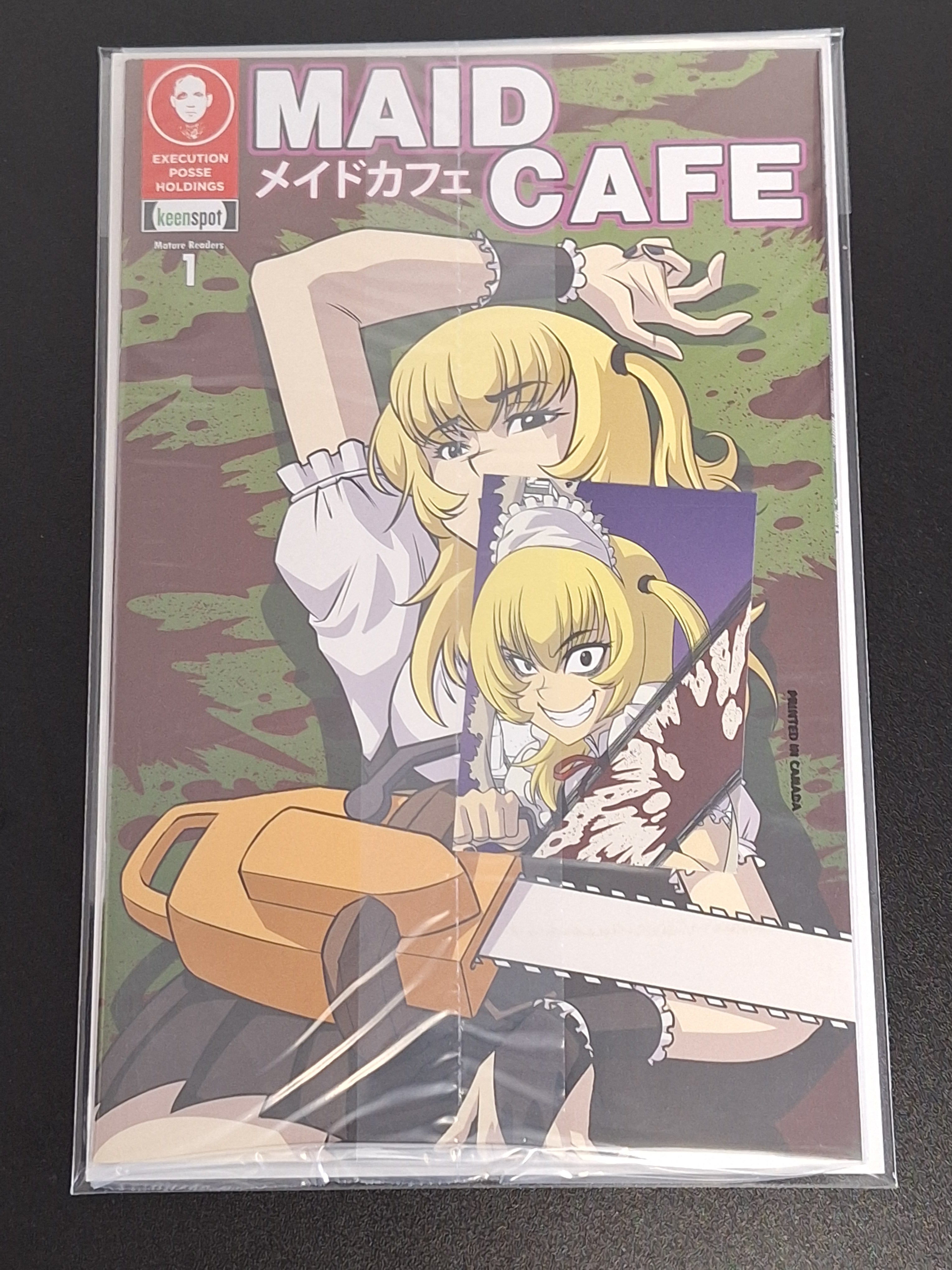 Maid Cafe 1 Keenspot 2026 Cover B Polybagged With Trading Card