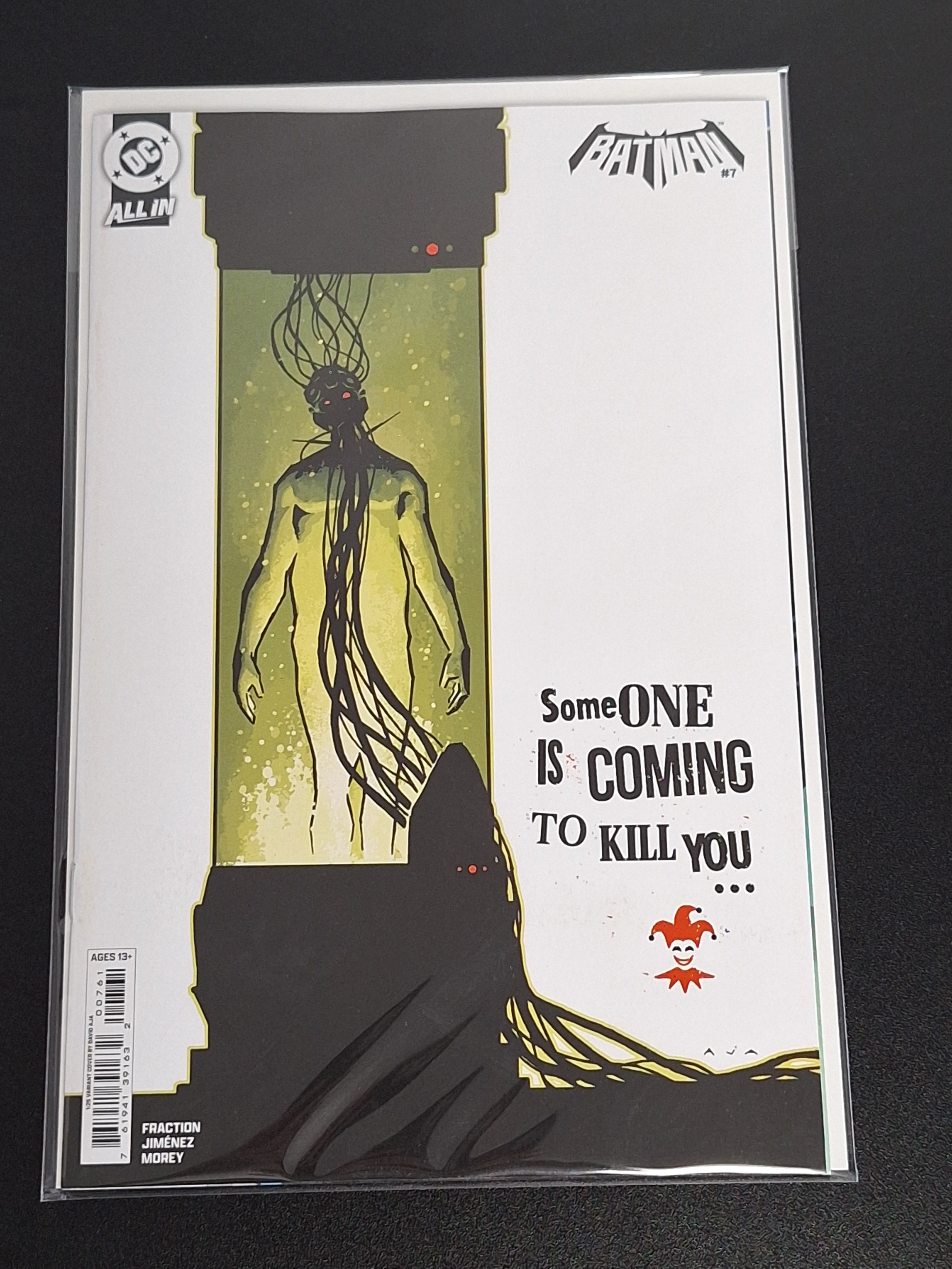 Batman 7 DC 2026 David Aja 1:25 Variant New Joker Design