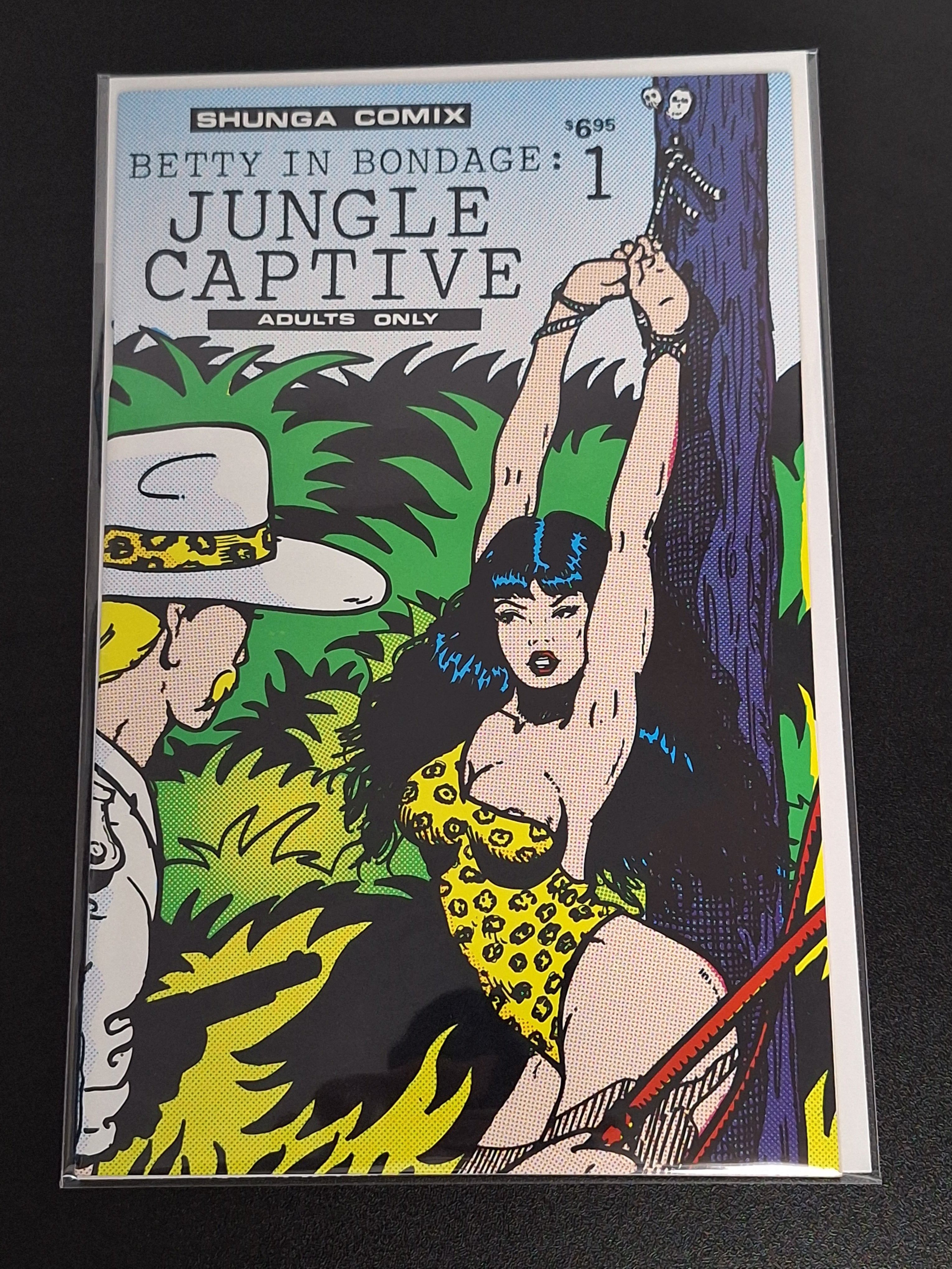 Betty In Bondage: Jungle Captive 1 Shunga Comix 1995 Rare Comic