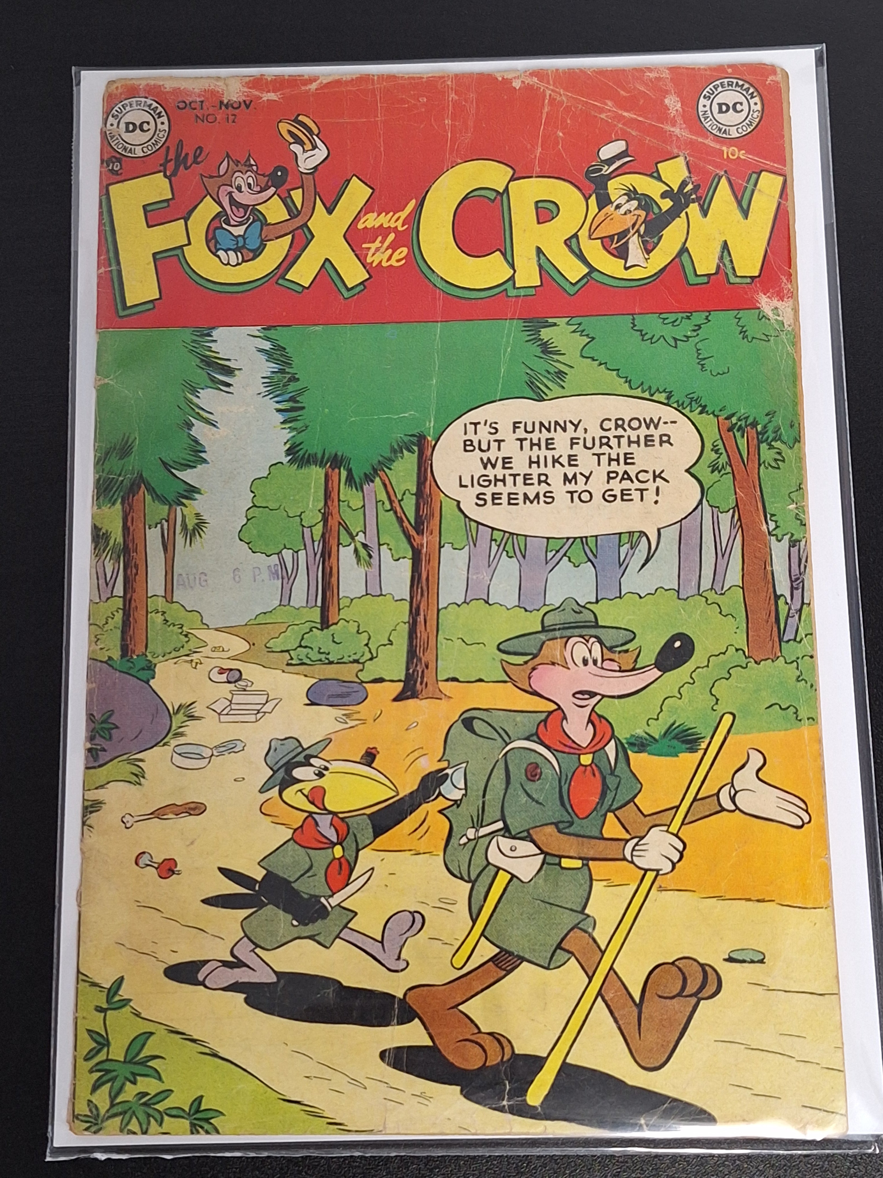 The Fox And The Crow 12 DC 1953 Golden Age