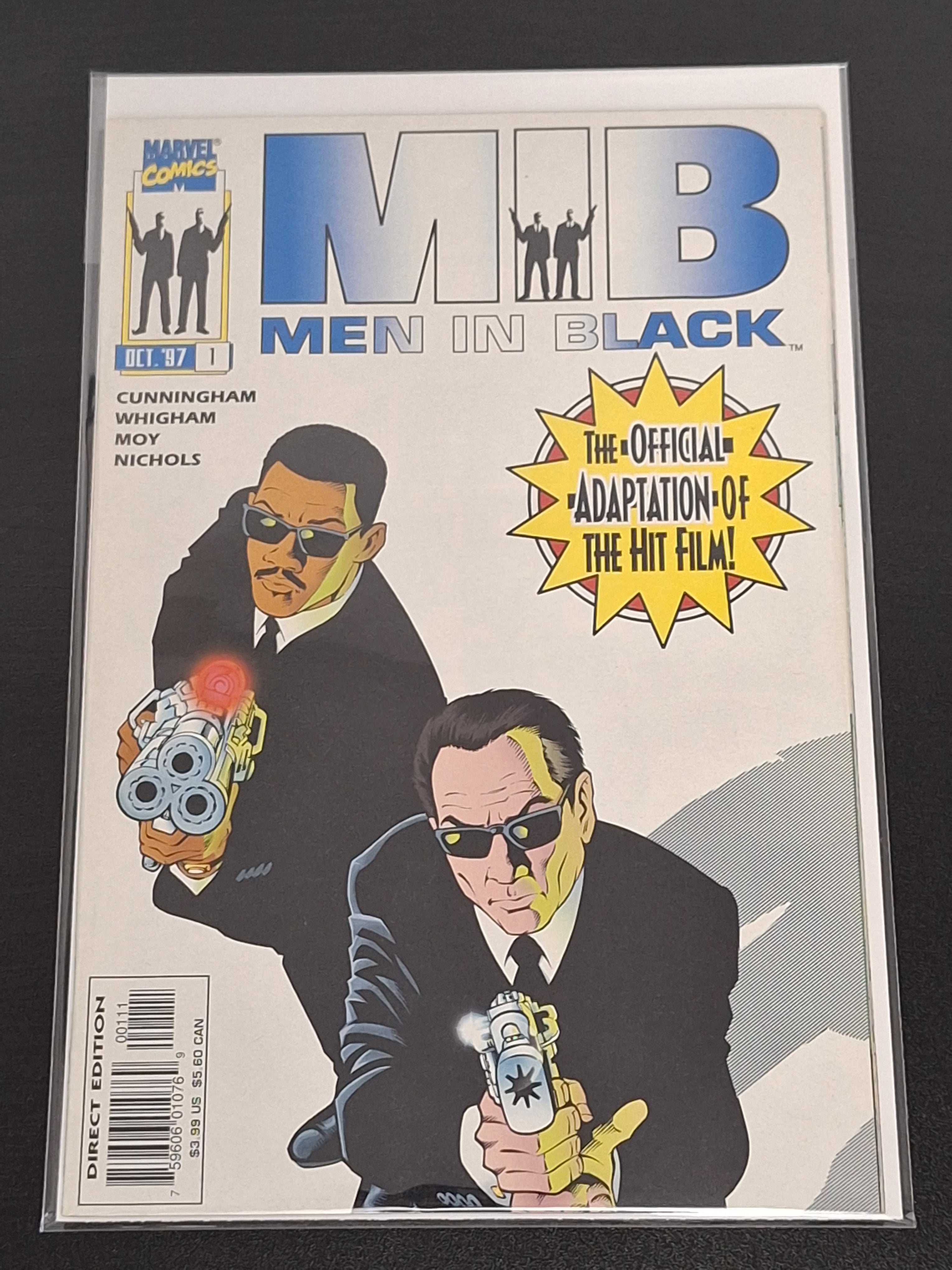 MIB Men In Black 1 Marvel 1997 Official Movie Adaptation