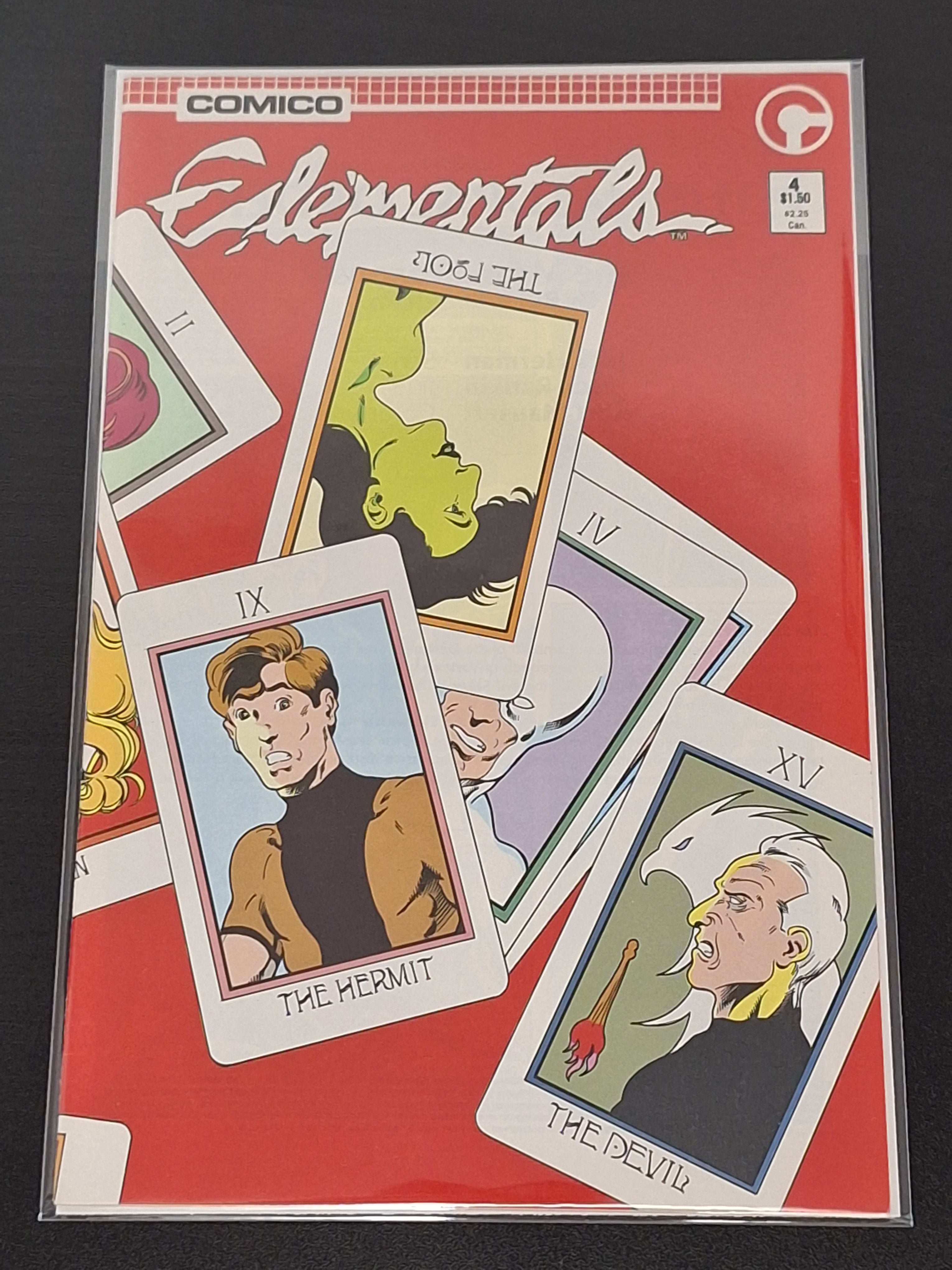 Elementals 4 Comico 1985 Tarot Card Cover