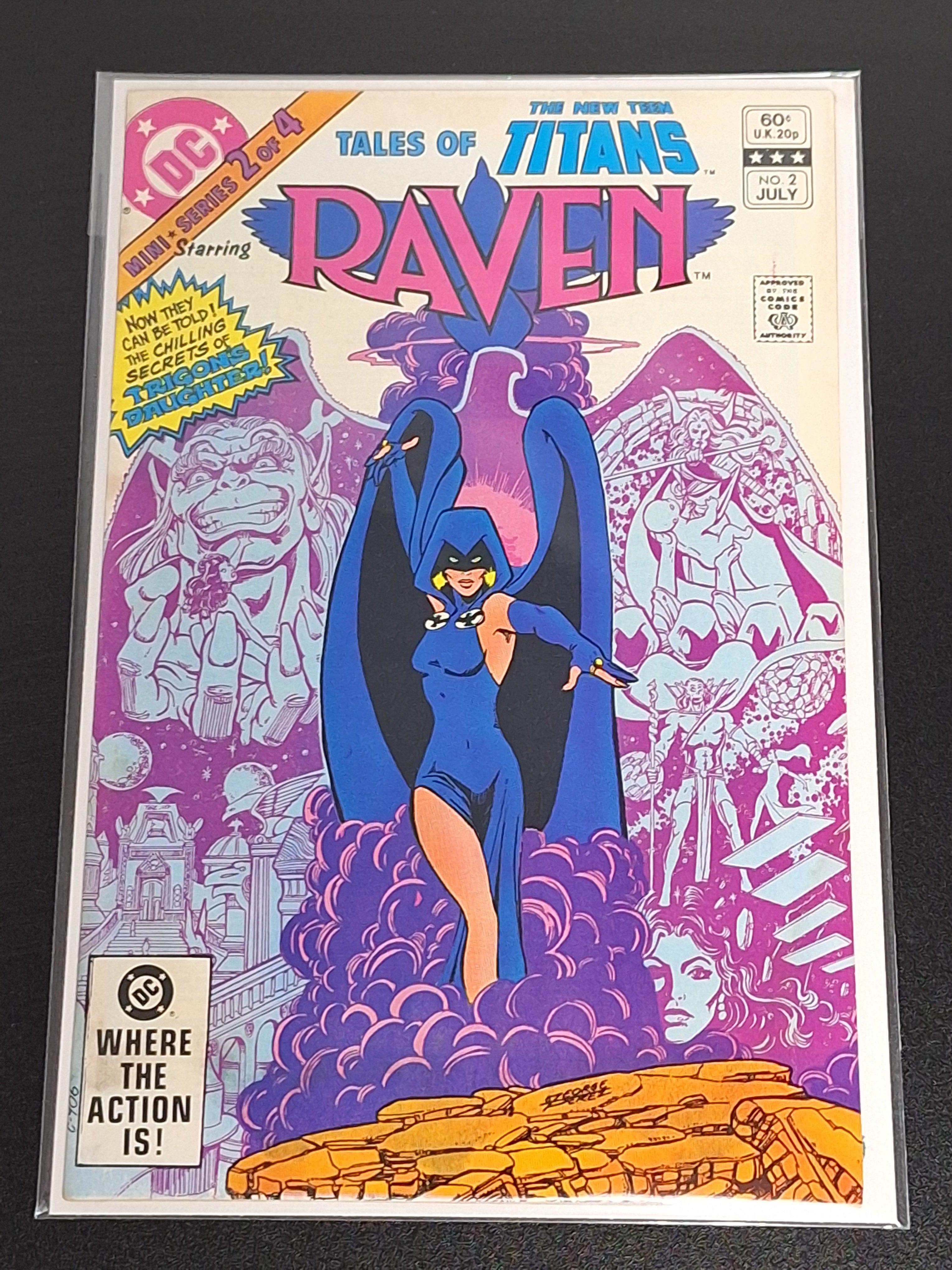 Tales Of The New Teen Titans 2 DC 1982 Starring Raven, George Perez Cover