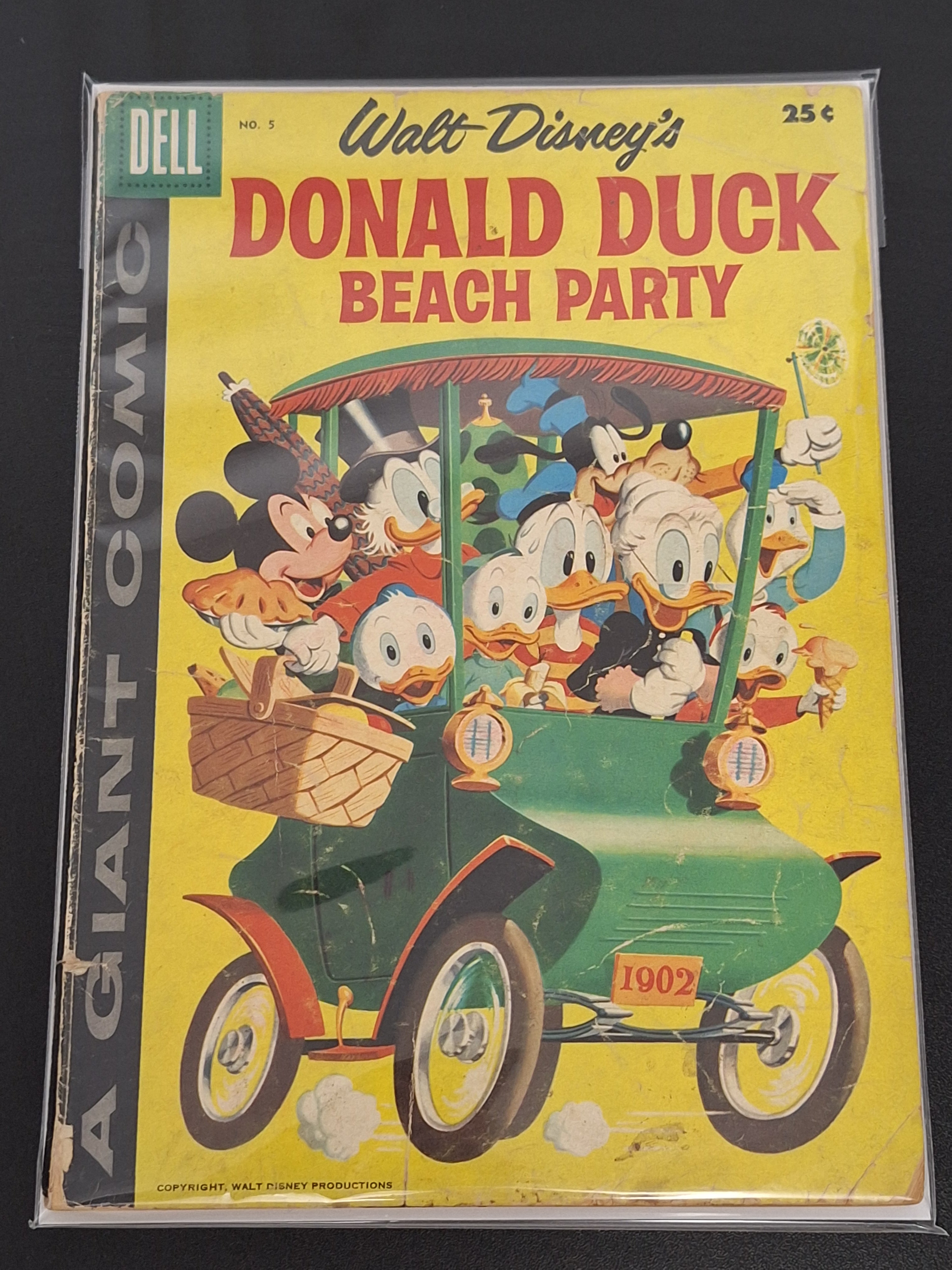 Walt Disney's Donald Duck Beach Party 5 Dell Comics 1958