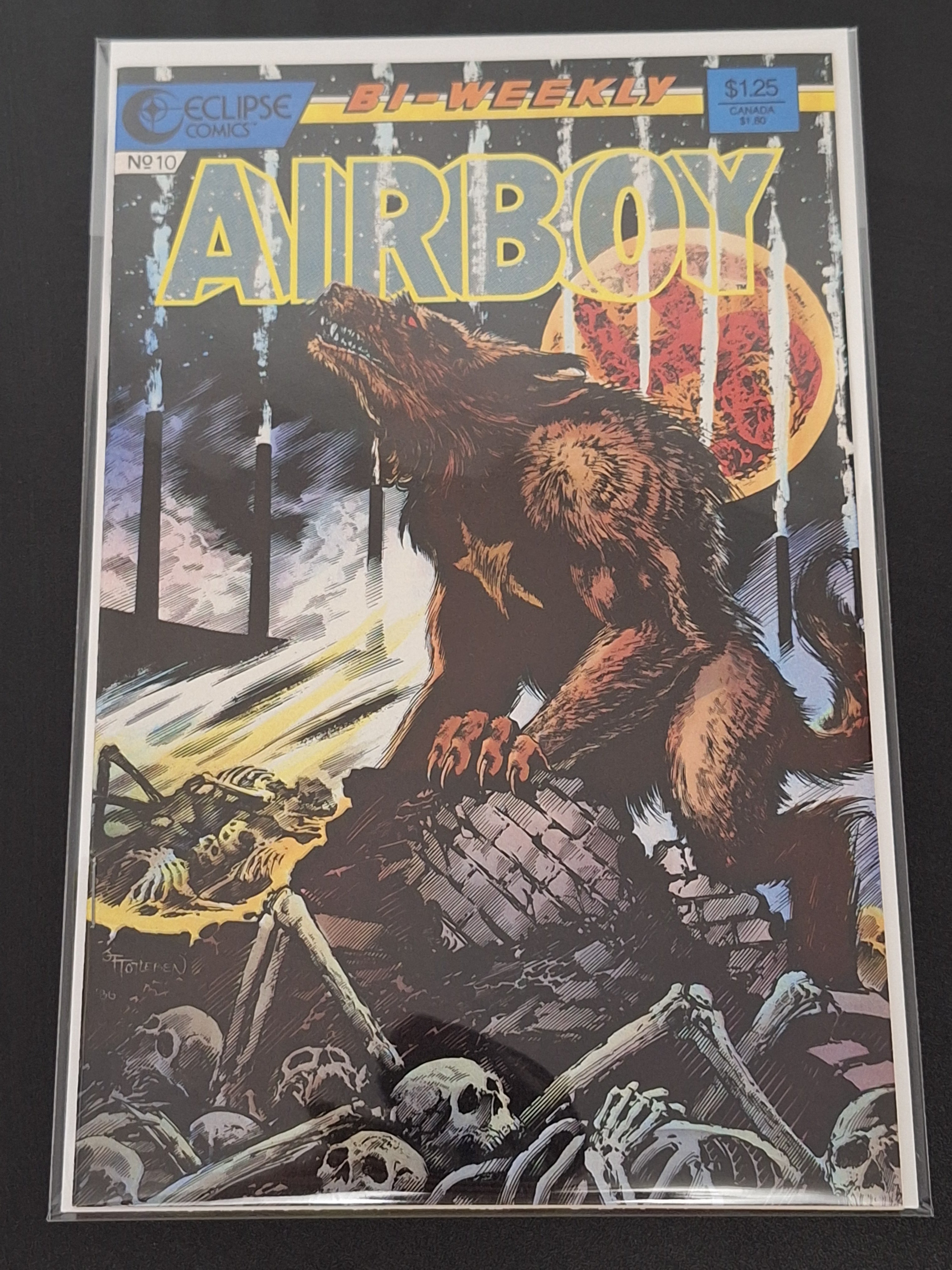 Airboy 10 Eclipse Comics 1986 Werewolf