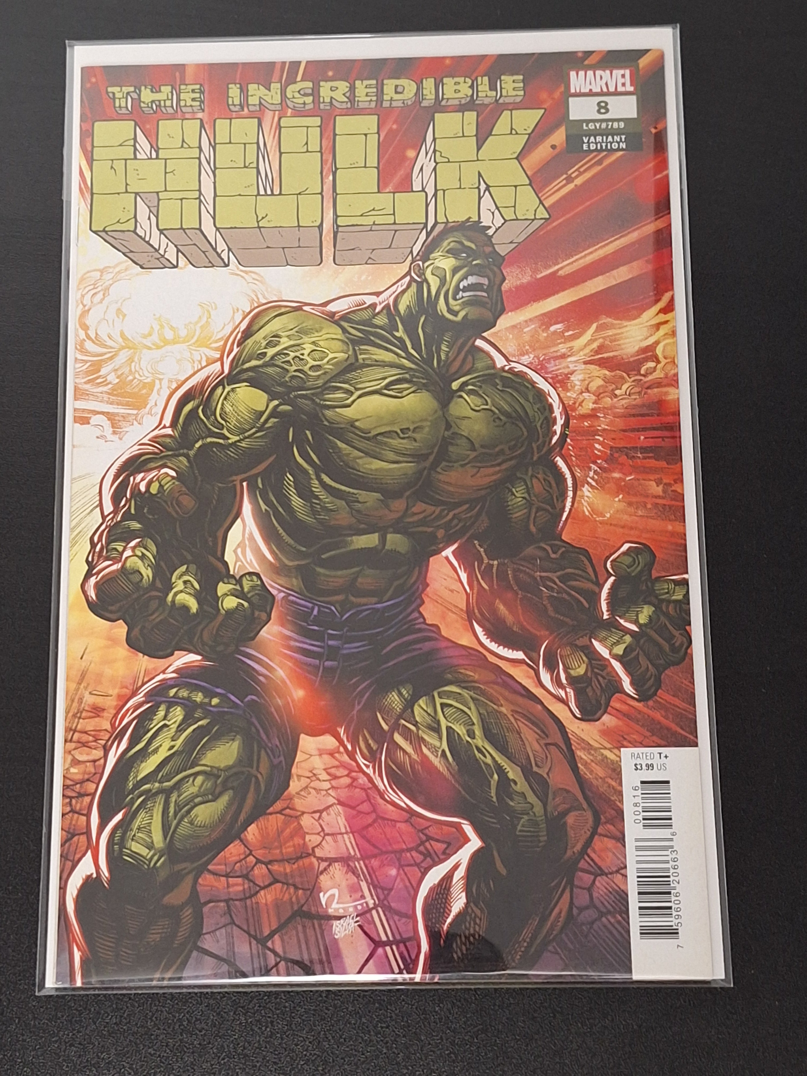 Incredible Hulk 8 Marvel 2024 Chad Hardin 1:25 Variant