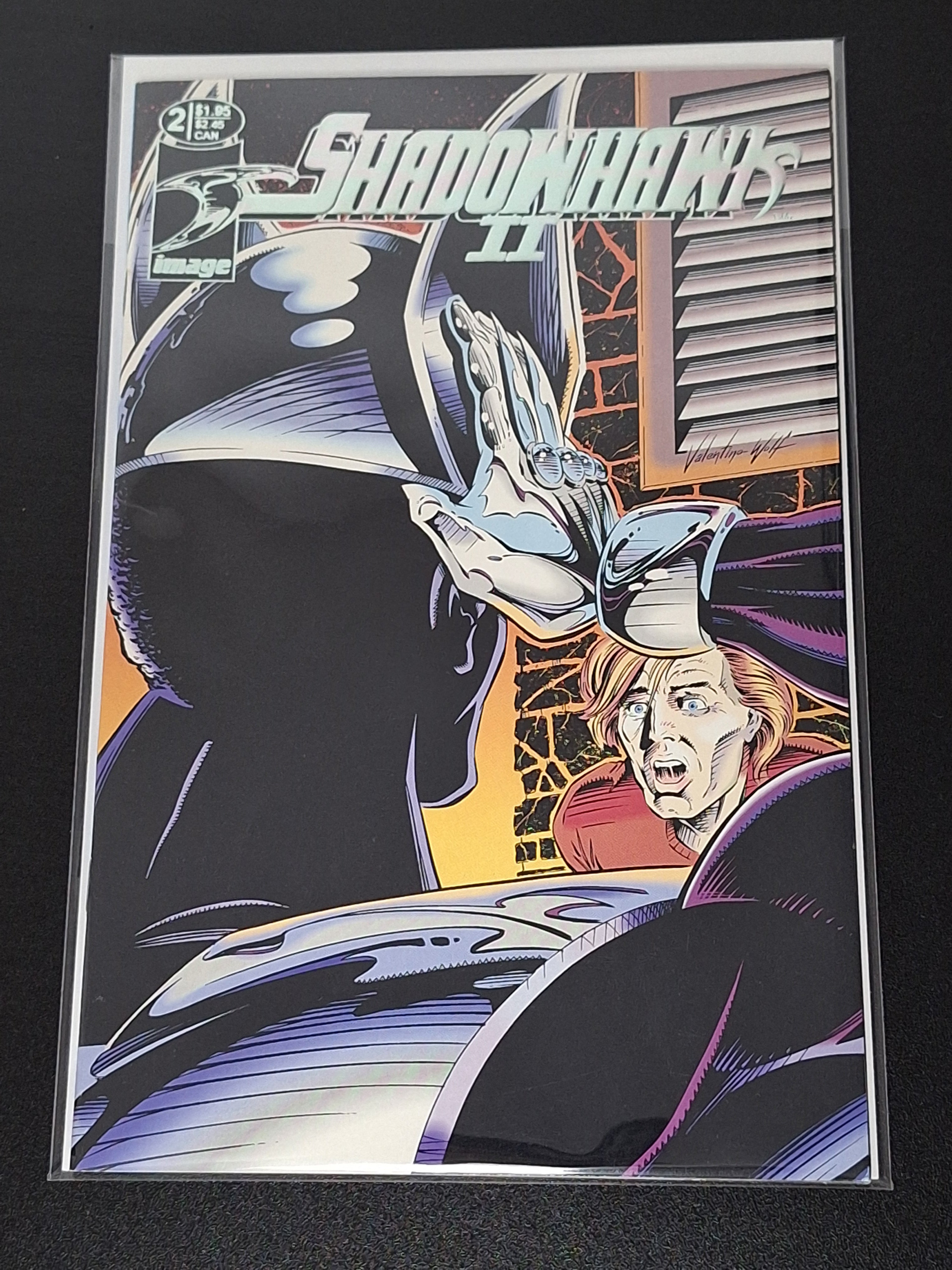 Shadowhawk II 2 Image Comics 1993 Embossed Foil Cover