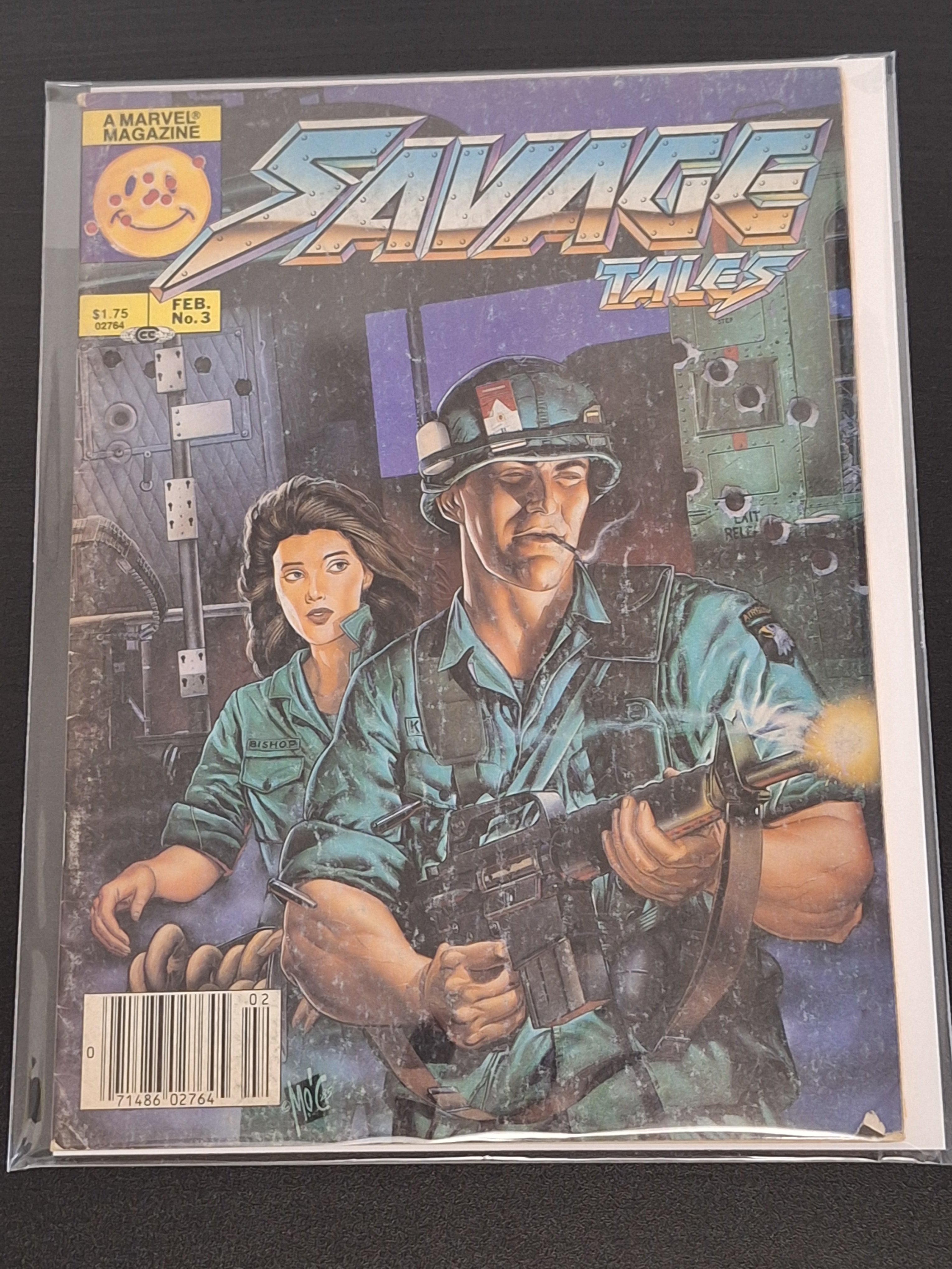 Savage Tales 3 Marvel Magazine 1986 Newsstand