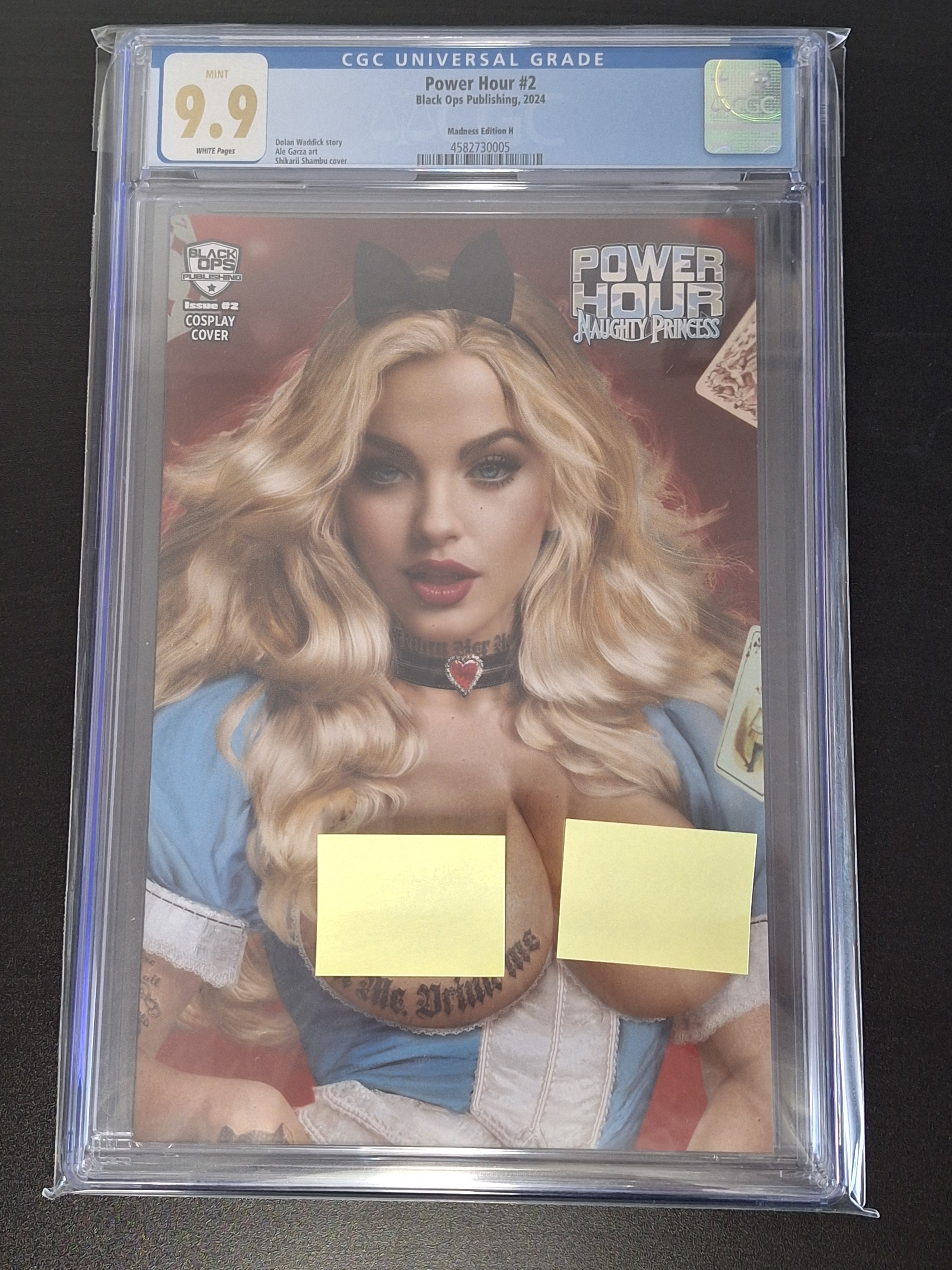 Power Hour 2 Shikarii Madness Bad Girl Close Up Topless Exclusive Ltd. 100 CGC 9.9 MINT