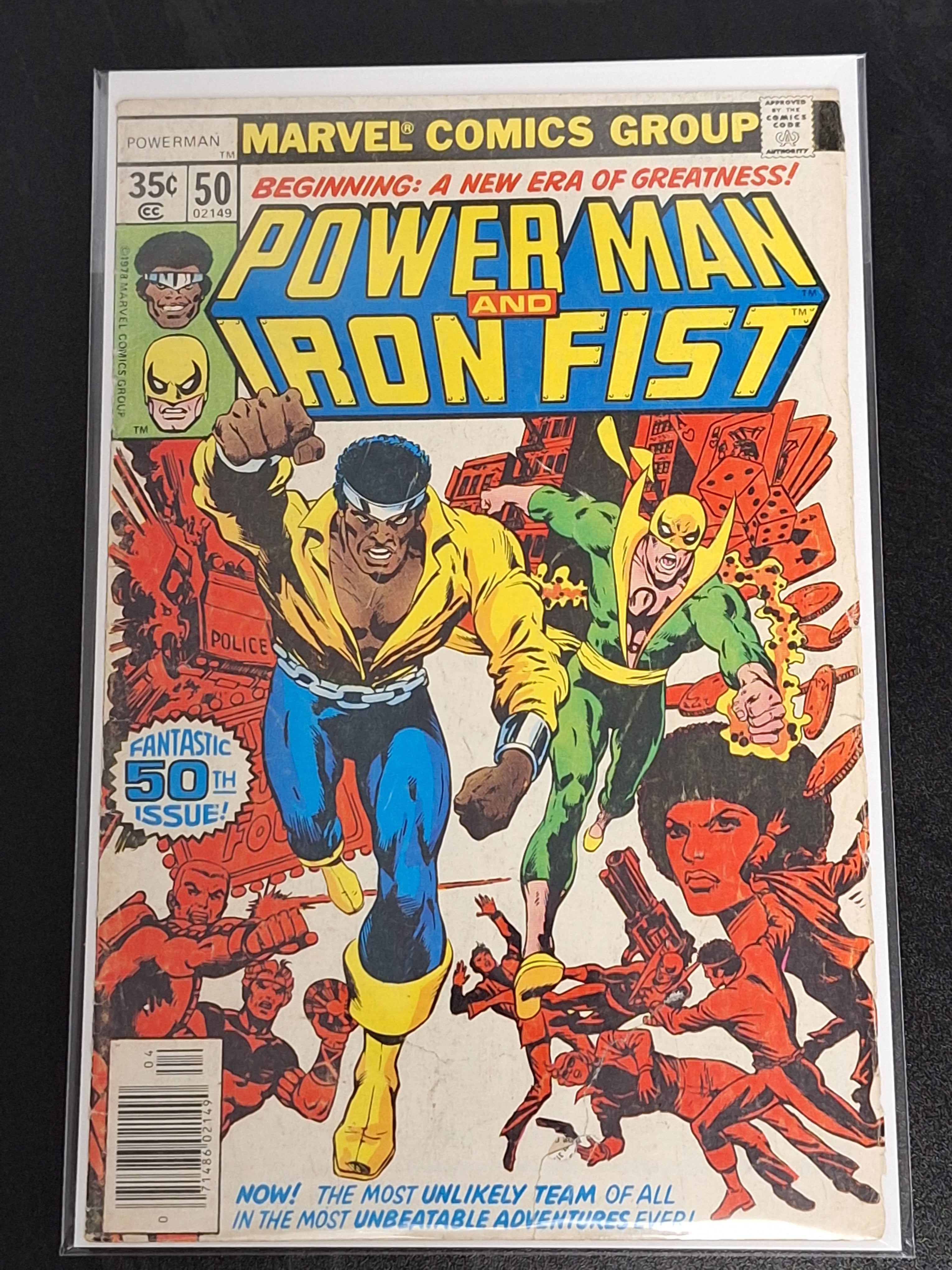 Power Man And Iron Fist 50 Marvel 1978 Title Change, 1st Iron Fist in Title