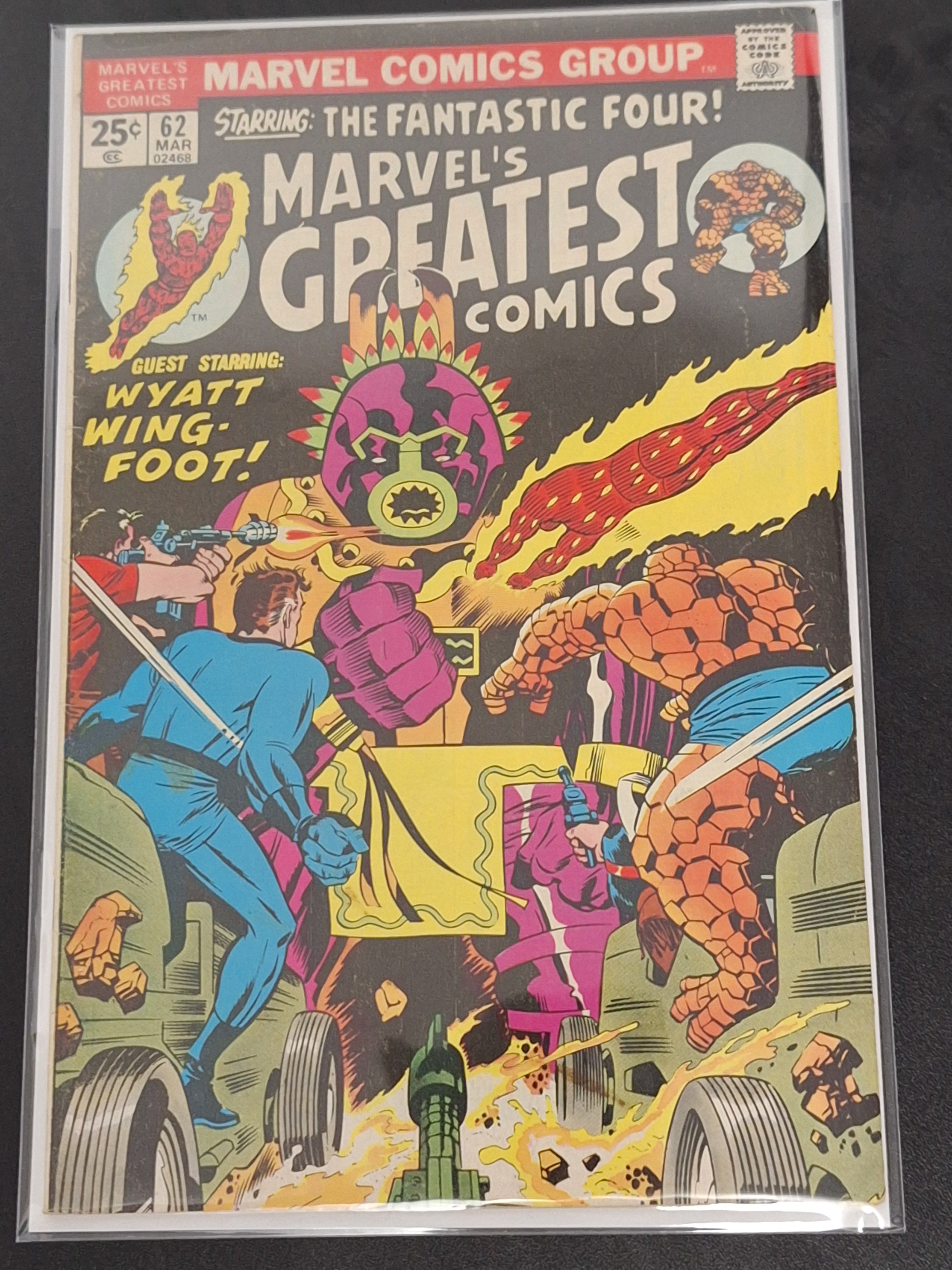 Marvel's Greatest Comics 62 Marvel 1976 Starring The Fantastic Four