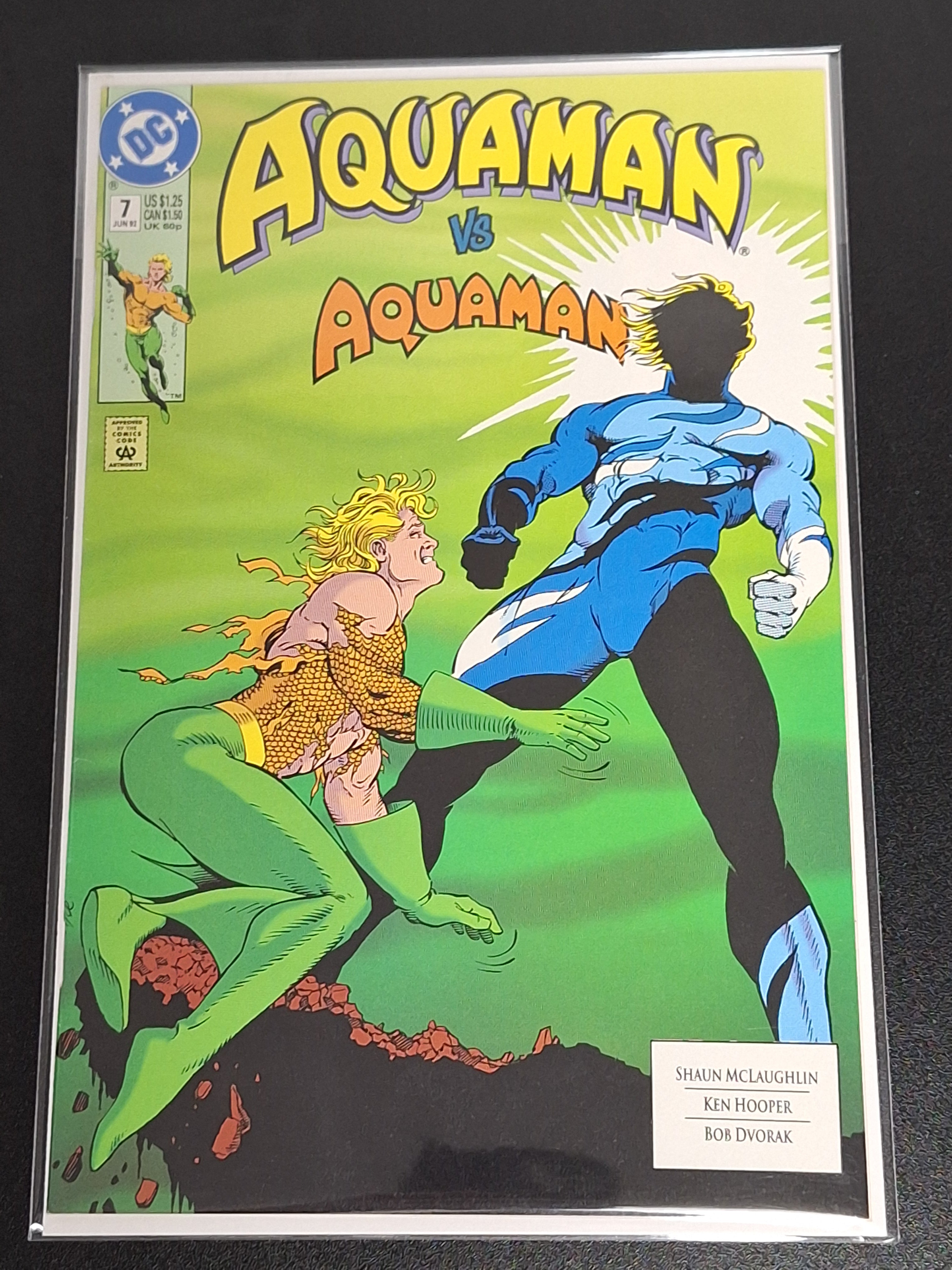 Aquaman 7 DC 1992 Aquaman vs Aquaman