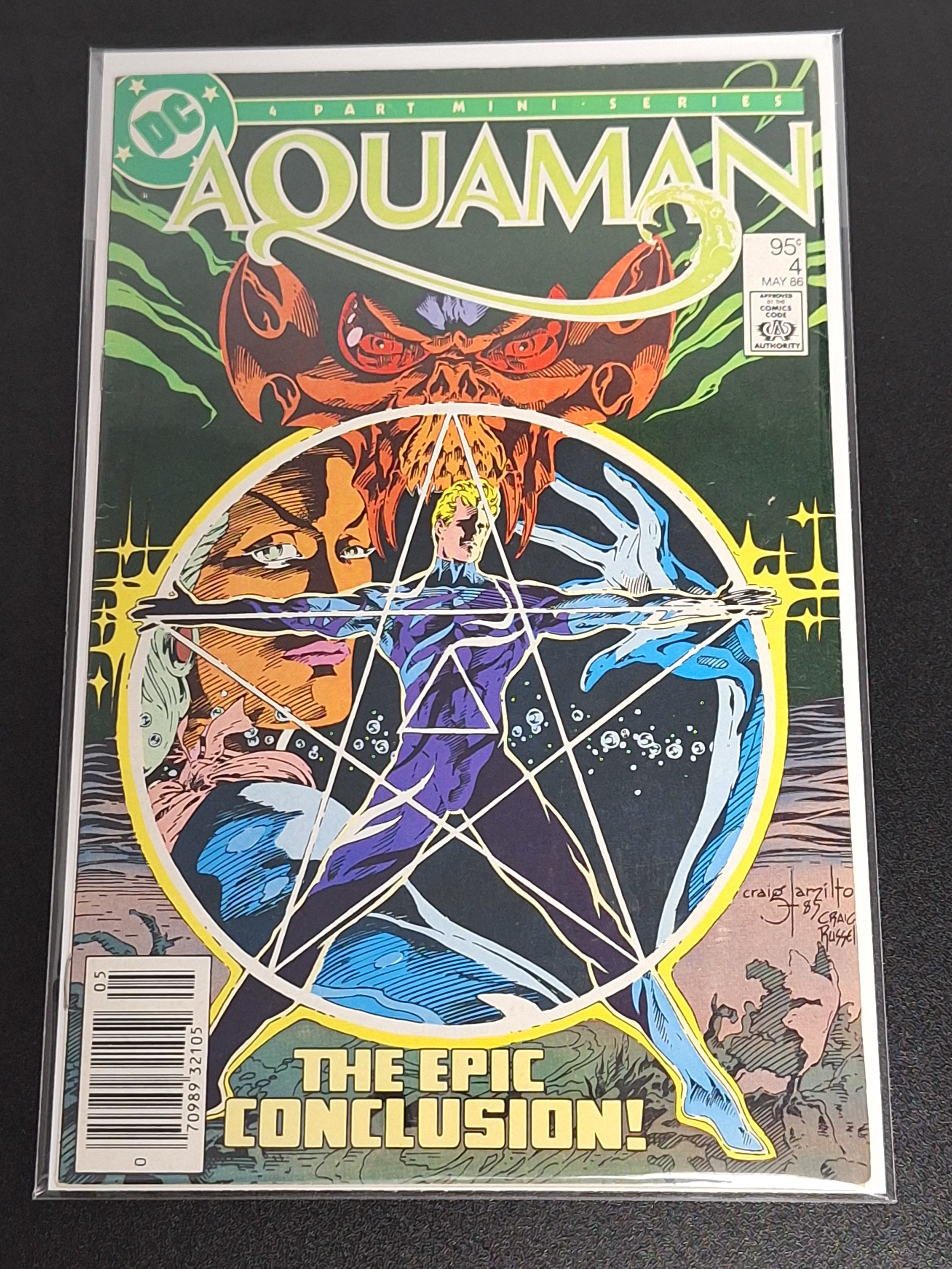 Aquaman 4 DC 1986 Limited Series CPV