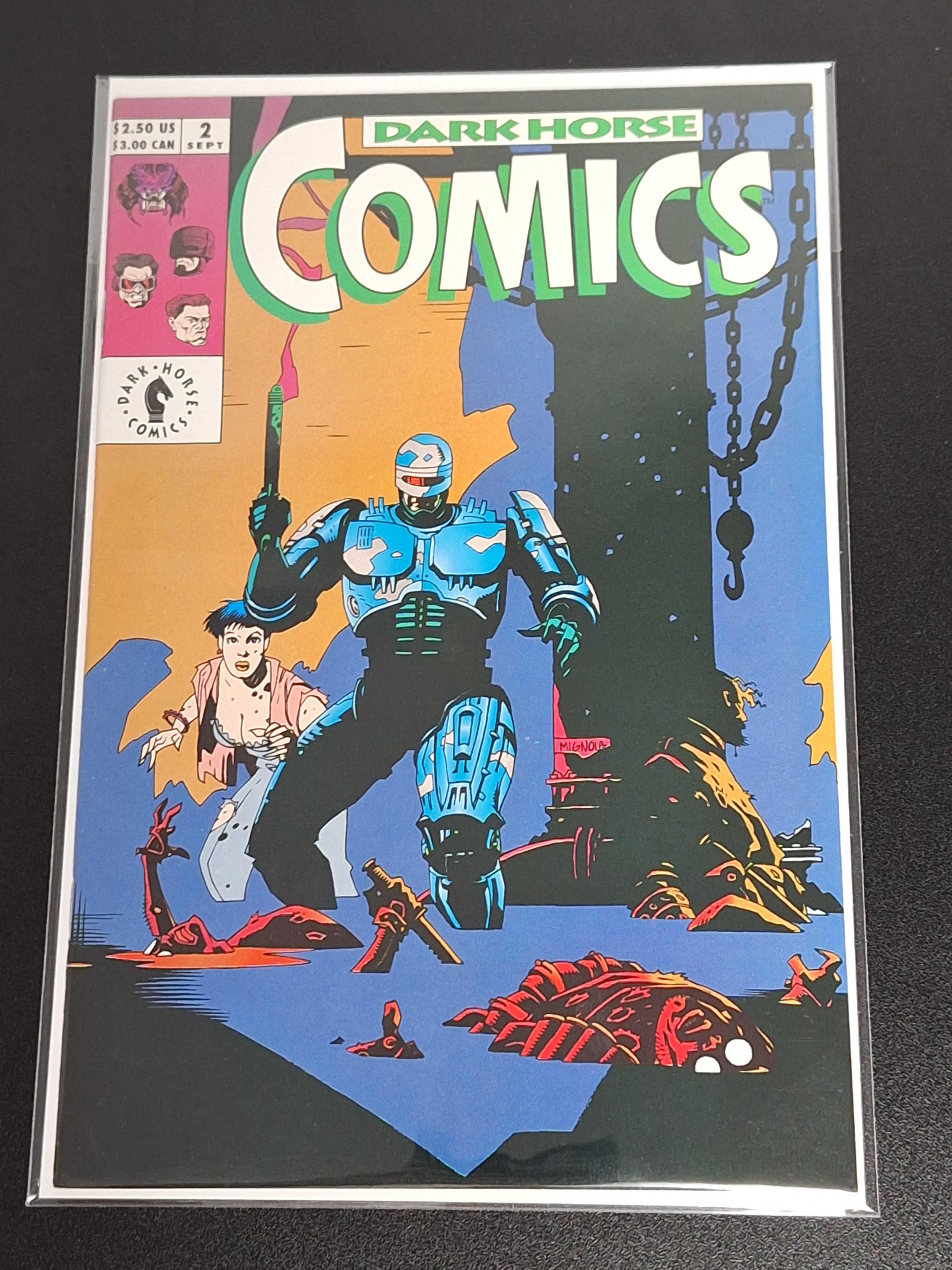 Dark Horse Comics 2 1992 Mike Mignola Robocop Cover