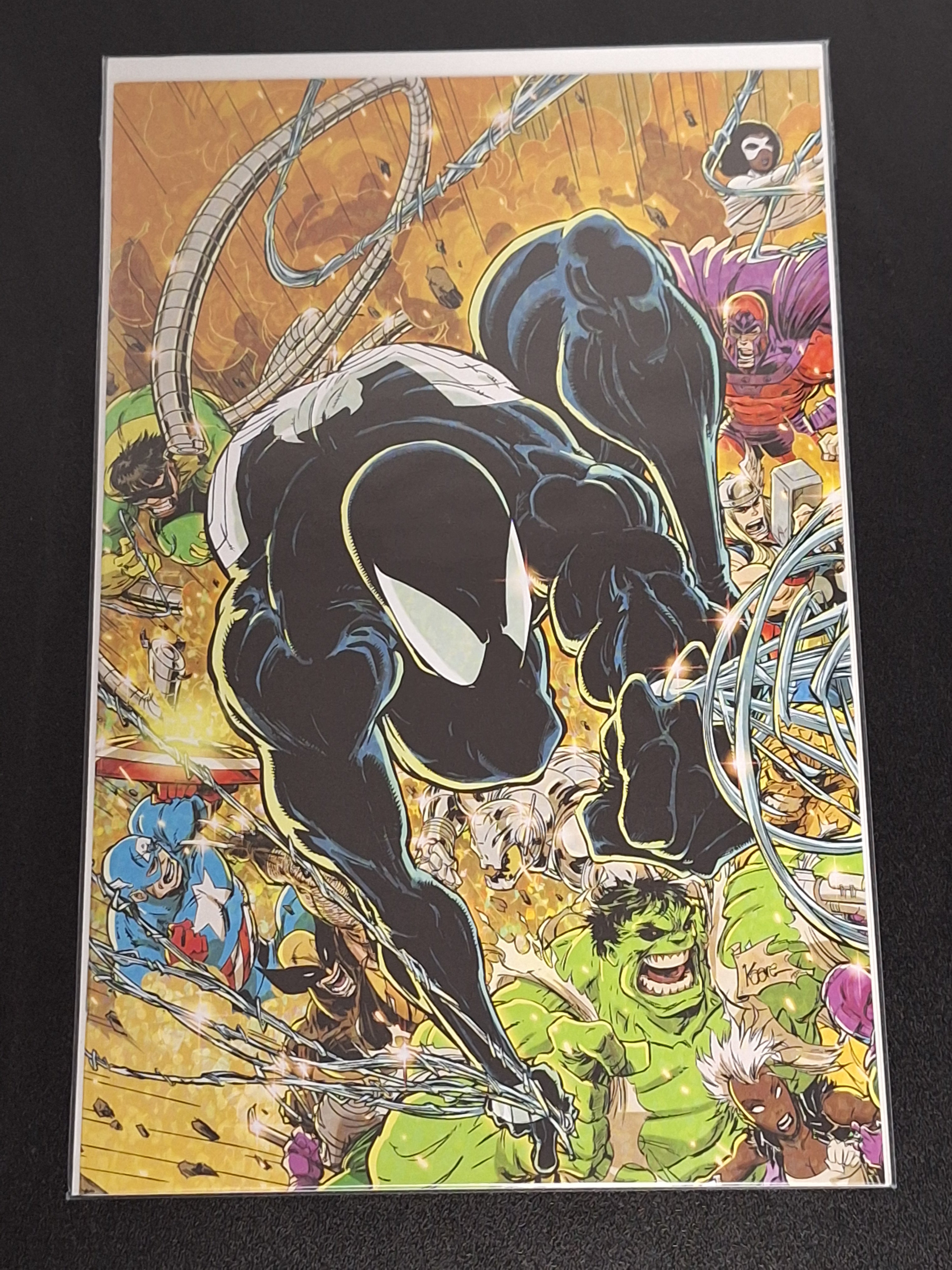 Marvel Super-Heroes Secret Wars 8 Facsimile Kaare Andrews Virgin Exclusive