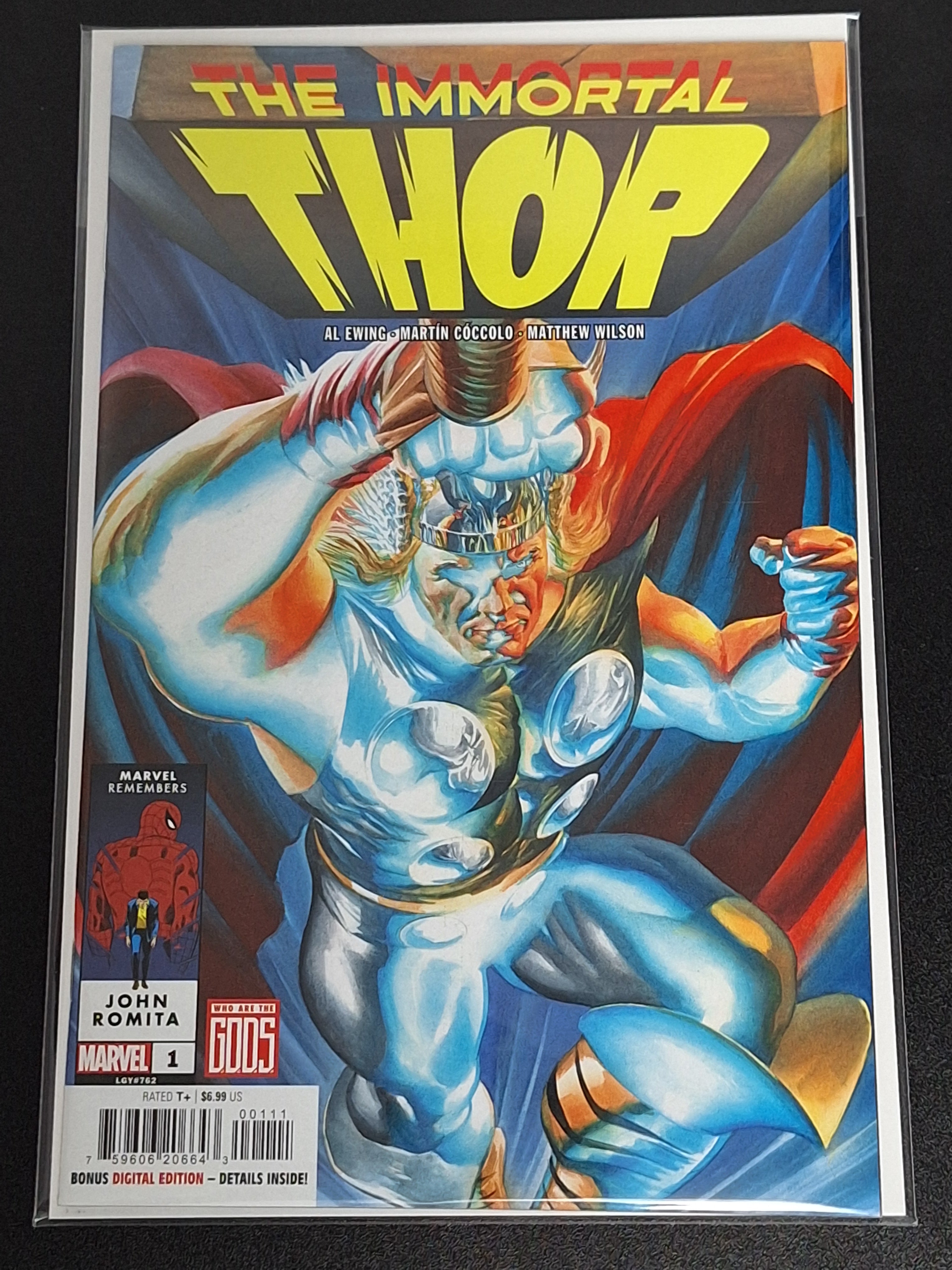 Immortal Thor 1 Marvel 2023 Cover A Alex Ross