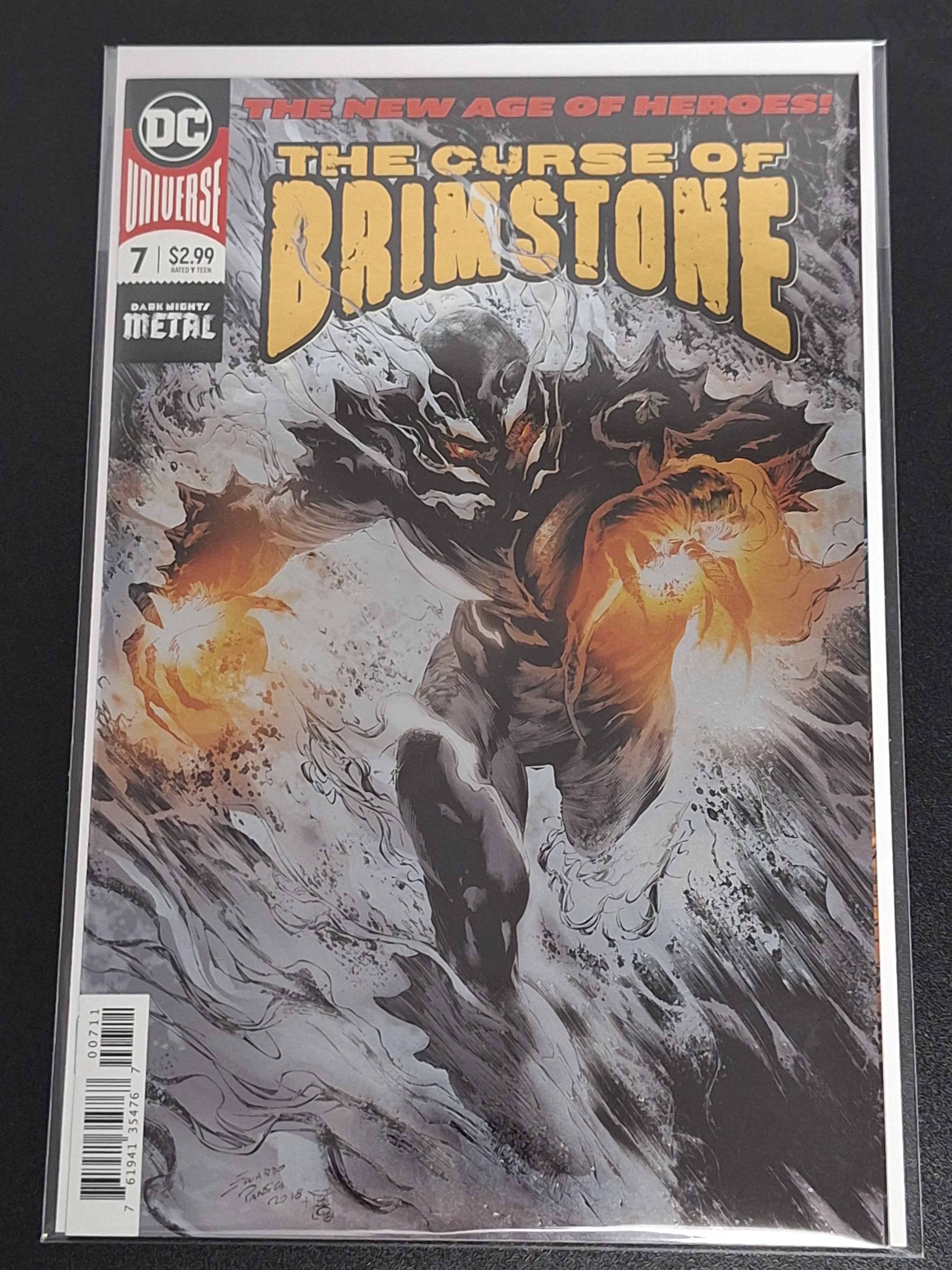 The Curse Of Brimstone 7 DC 2018 Foil Cover
