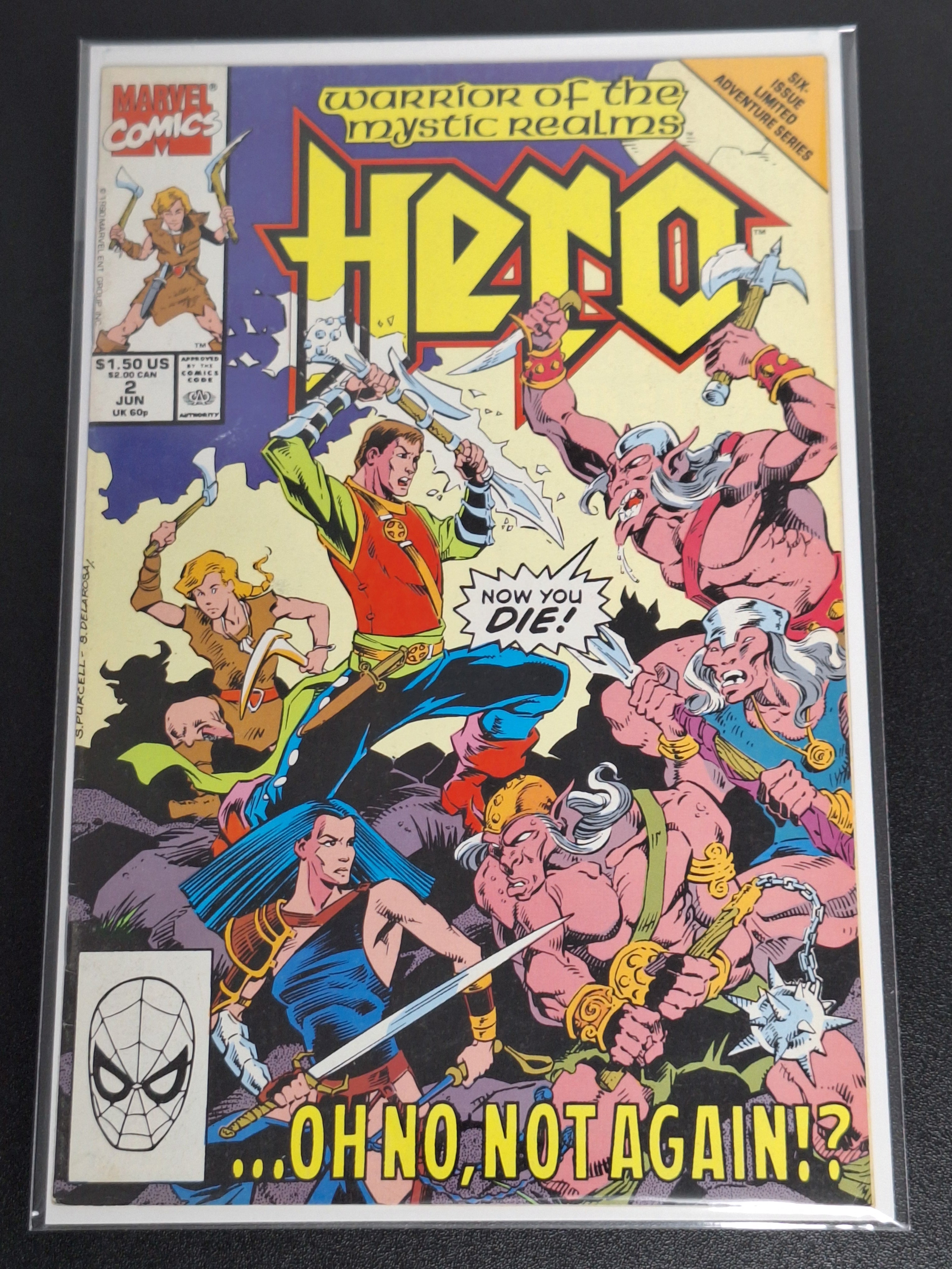 Hero: Warrior Of The Mystic Realms 2 Marvel 1990