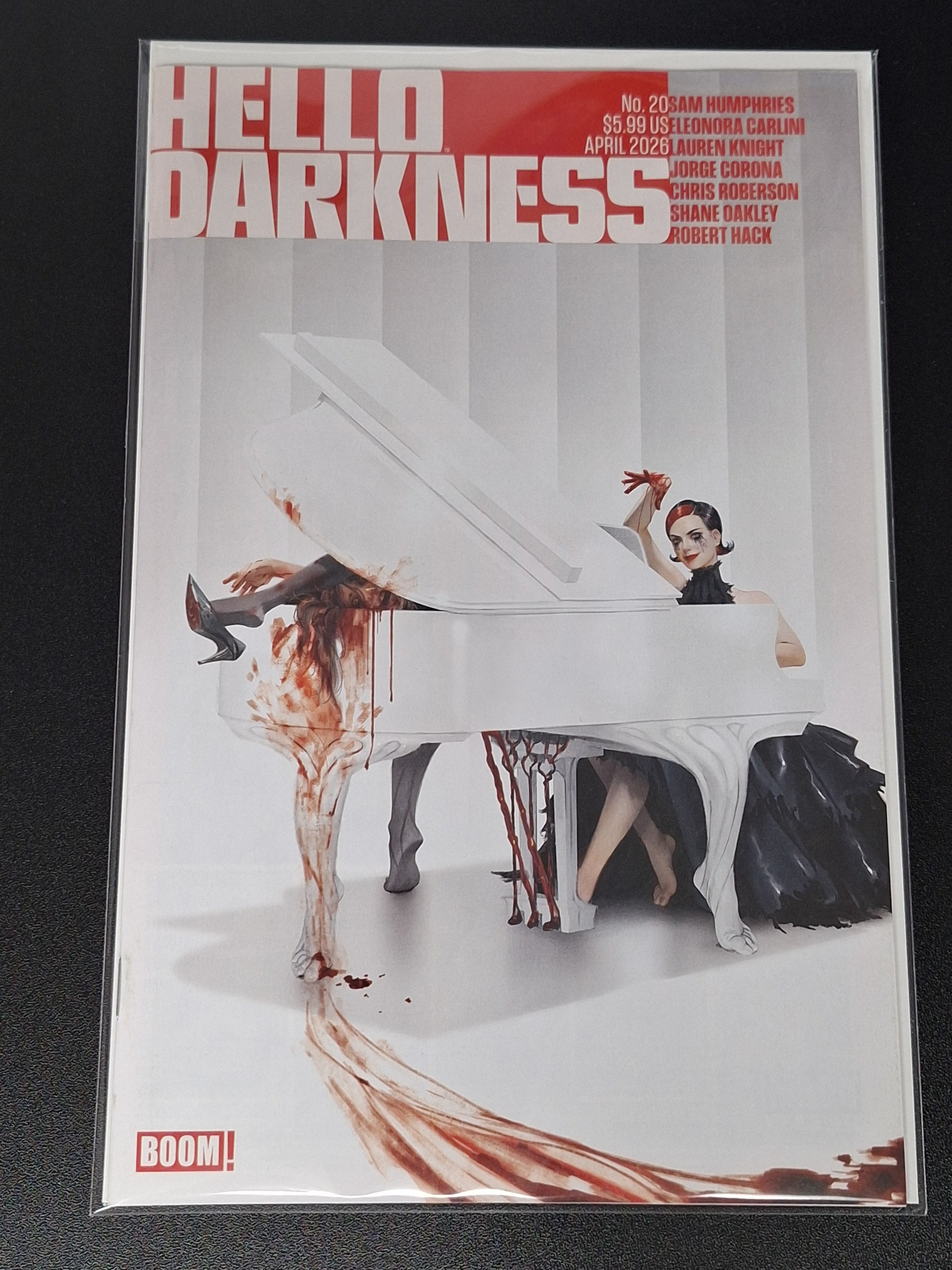 Hello Darkness 20 Boom Studios 2026 FOC Variant Miguel Mercado