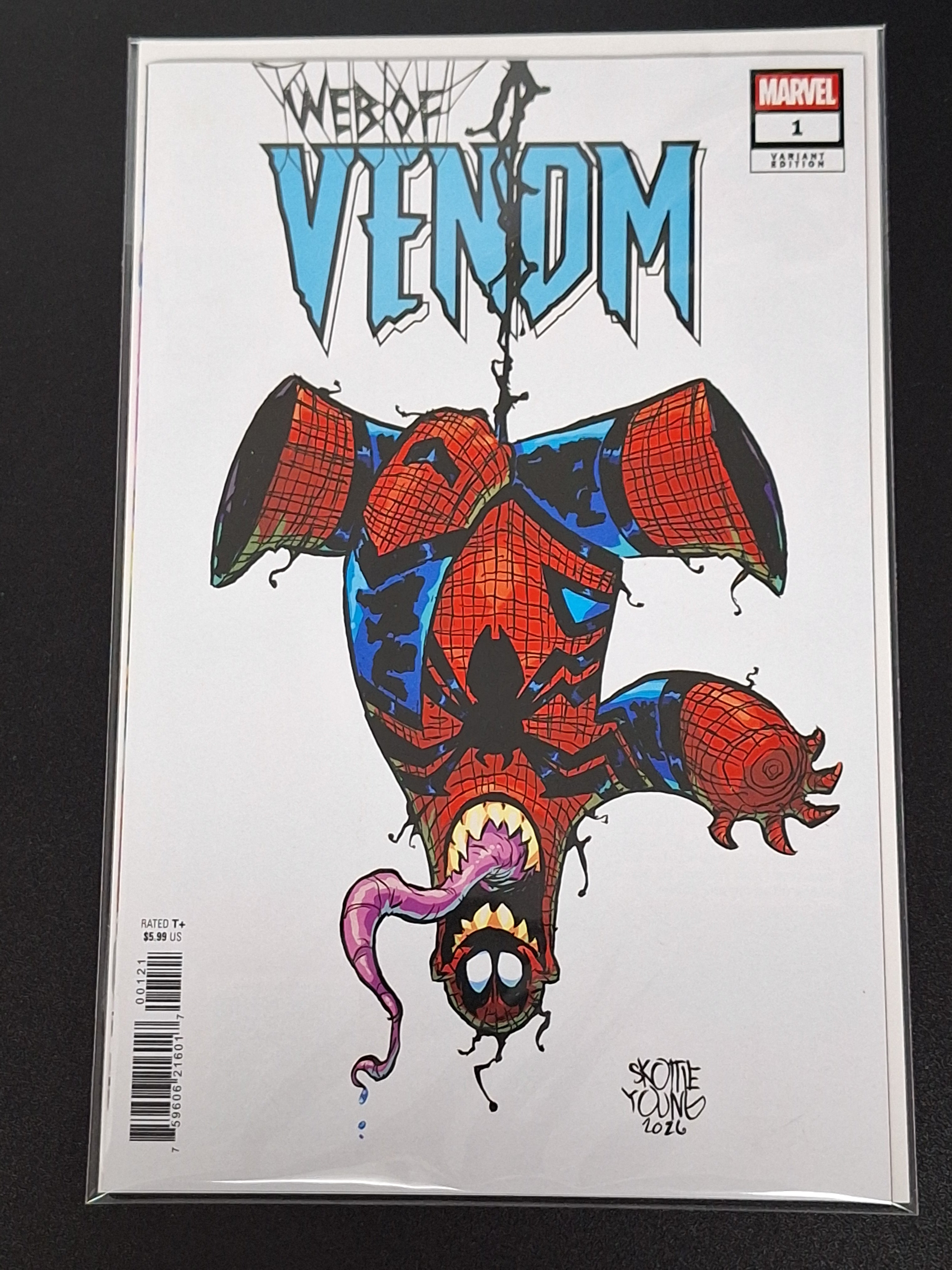 Web Of Venom 1 Marvel 2026 Skottie Young Variant