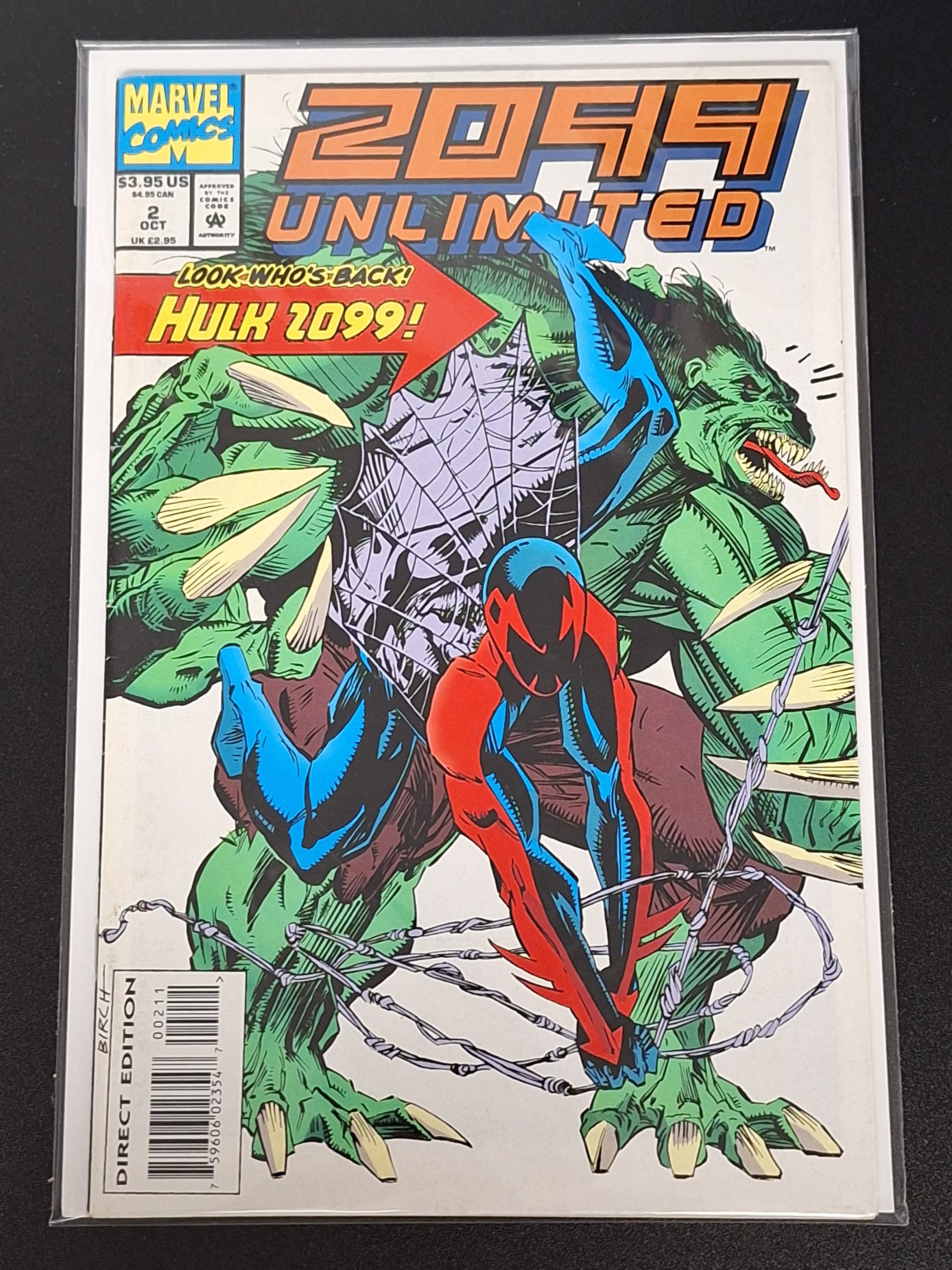 2099 Unlimited 2 Marvel 1993 2nd Hulk 2099