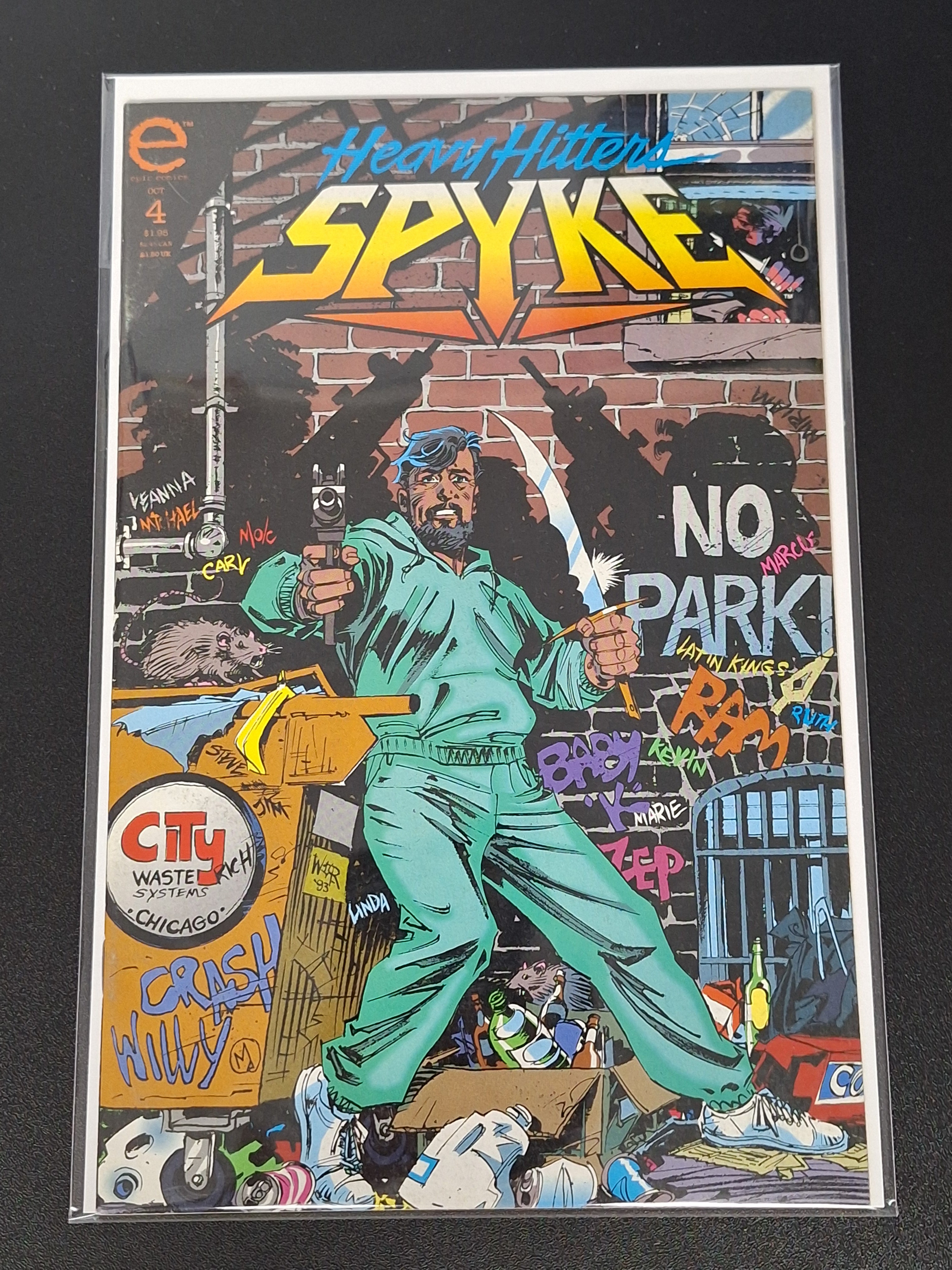 Heavy Hitters Spyke 4 Epic Comics 1993