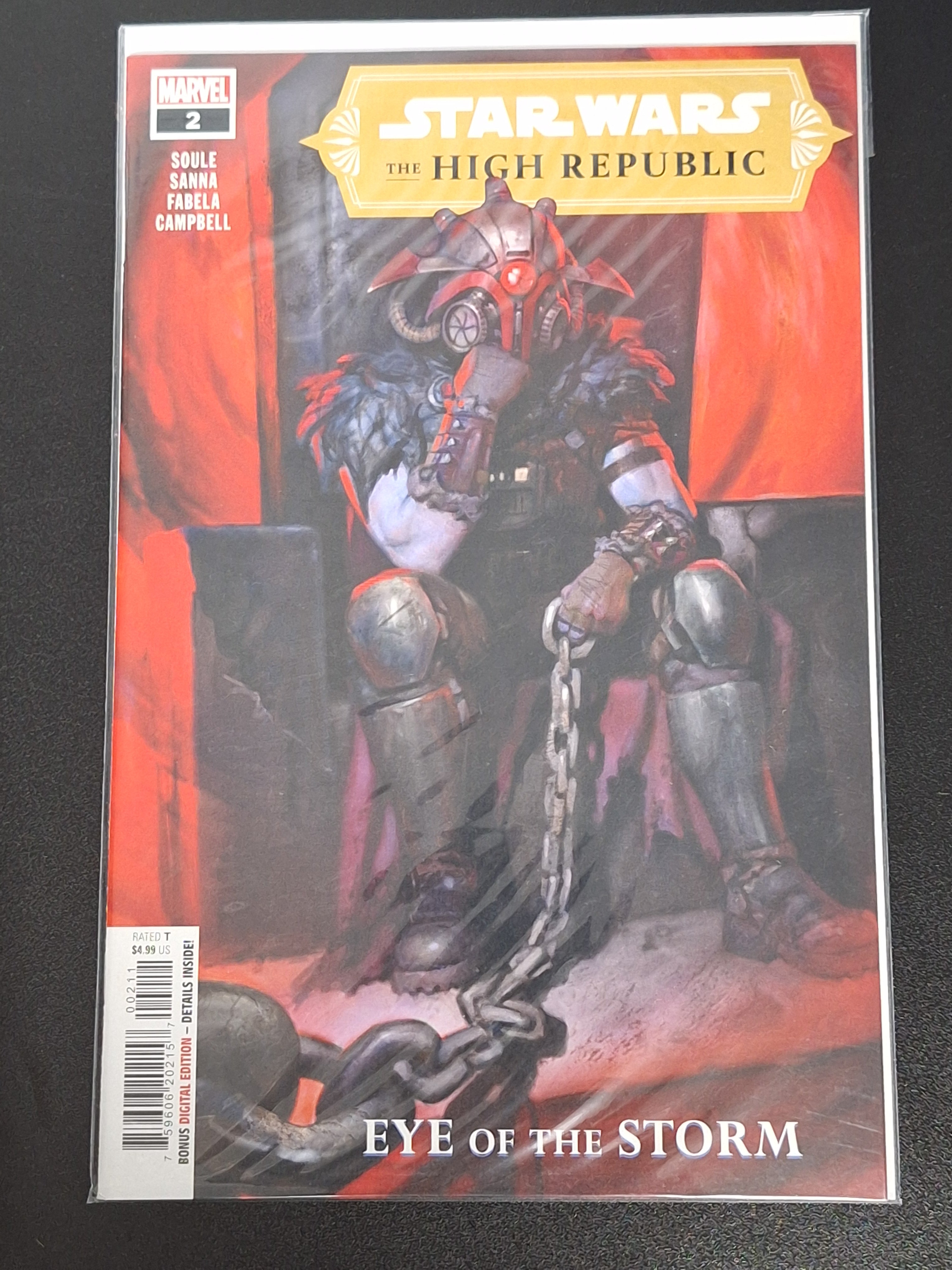 Star Wars: The High Republic Eye Of The Storm 2 Marvel 1st Leveler