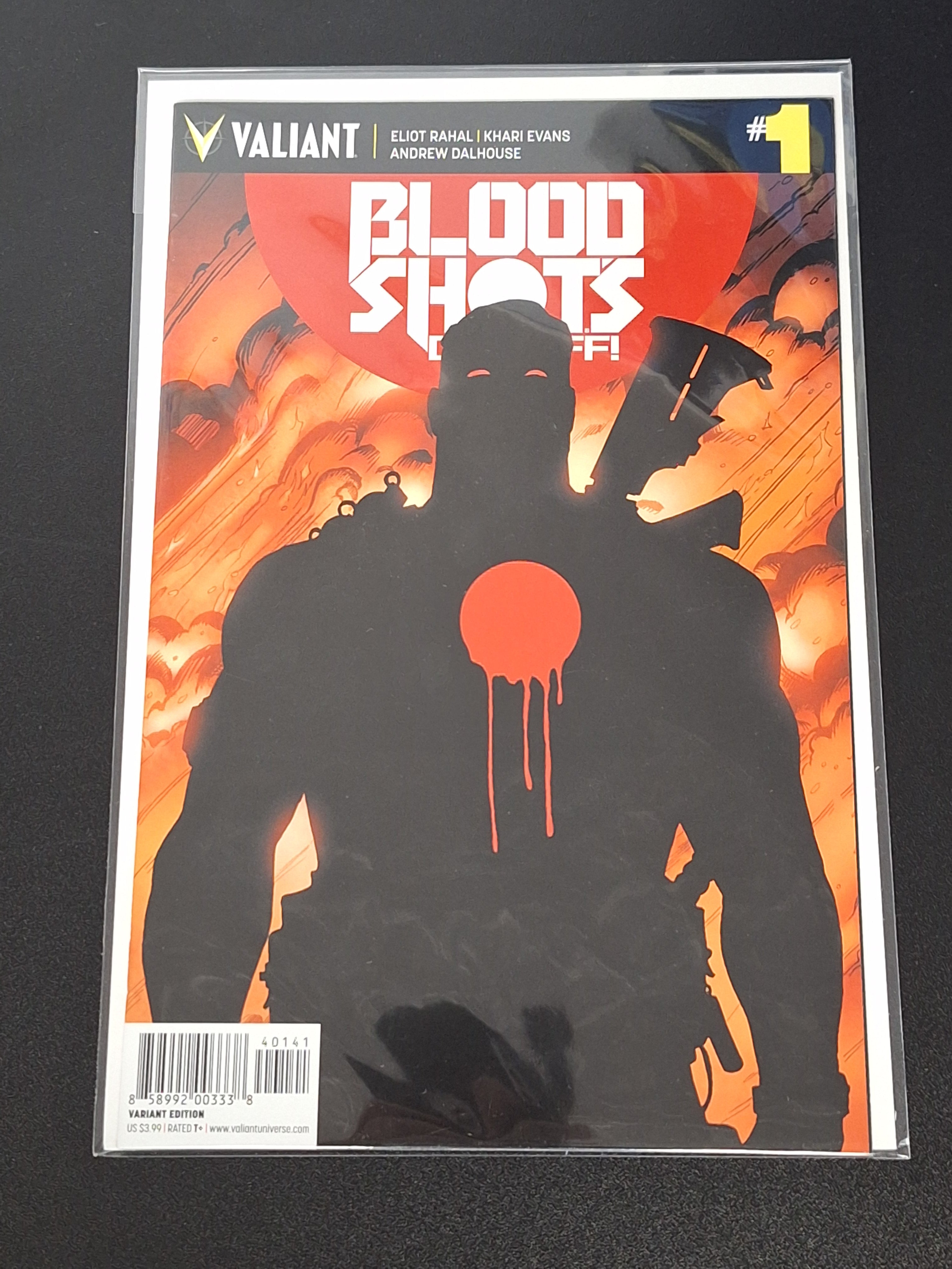 Blood Shot's Day Off! 1 Valiant 2017 Ben Tiesma 1:10 Variant