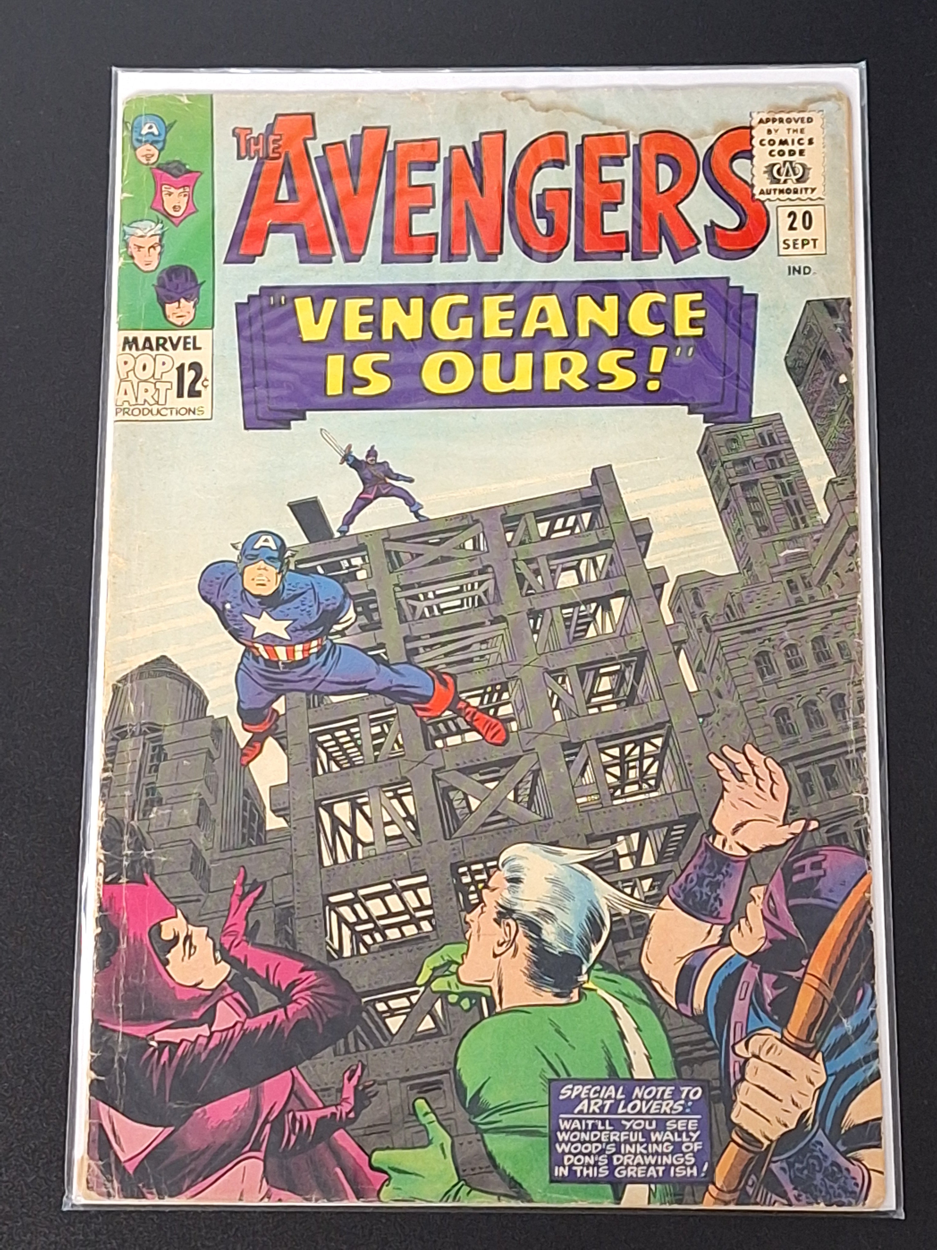 The Avengers 20 Marvel 1965 2nd App of The Swordsman