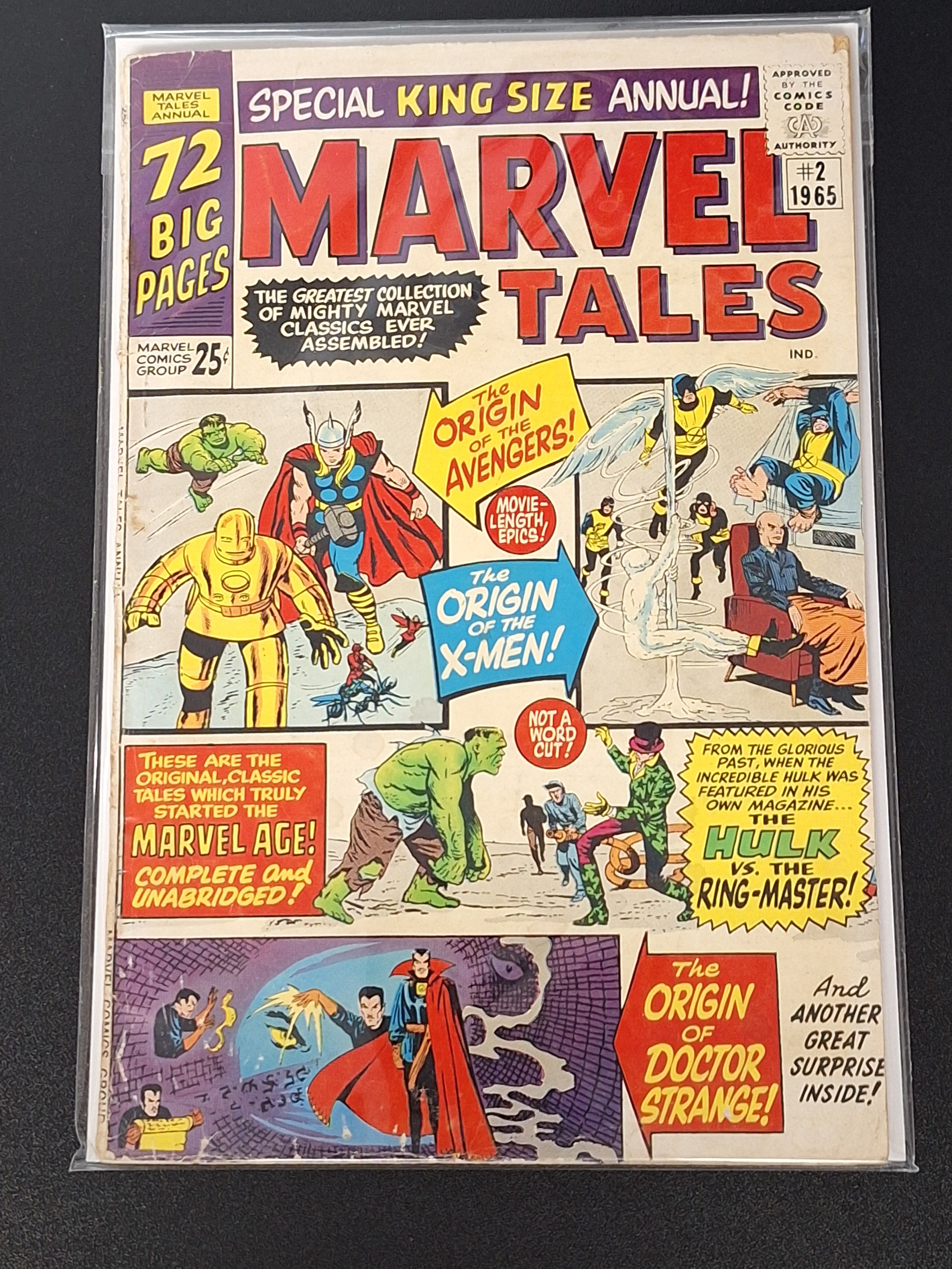 Marvel Tales Annual 2 Marvel 1965 Origin Issue