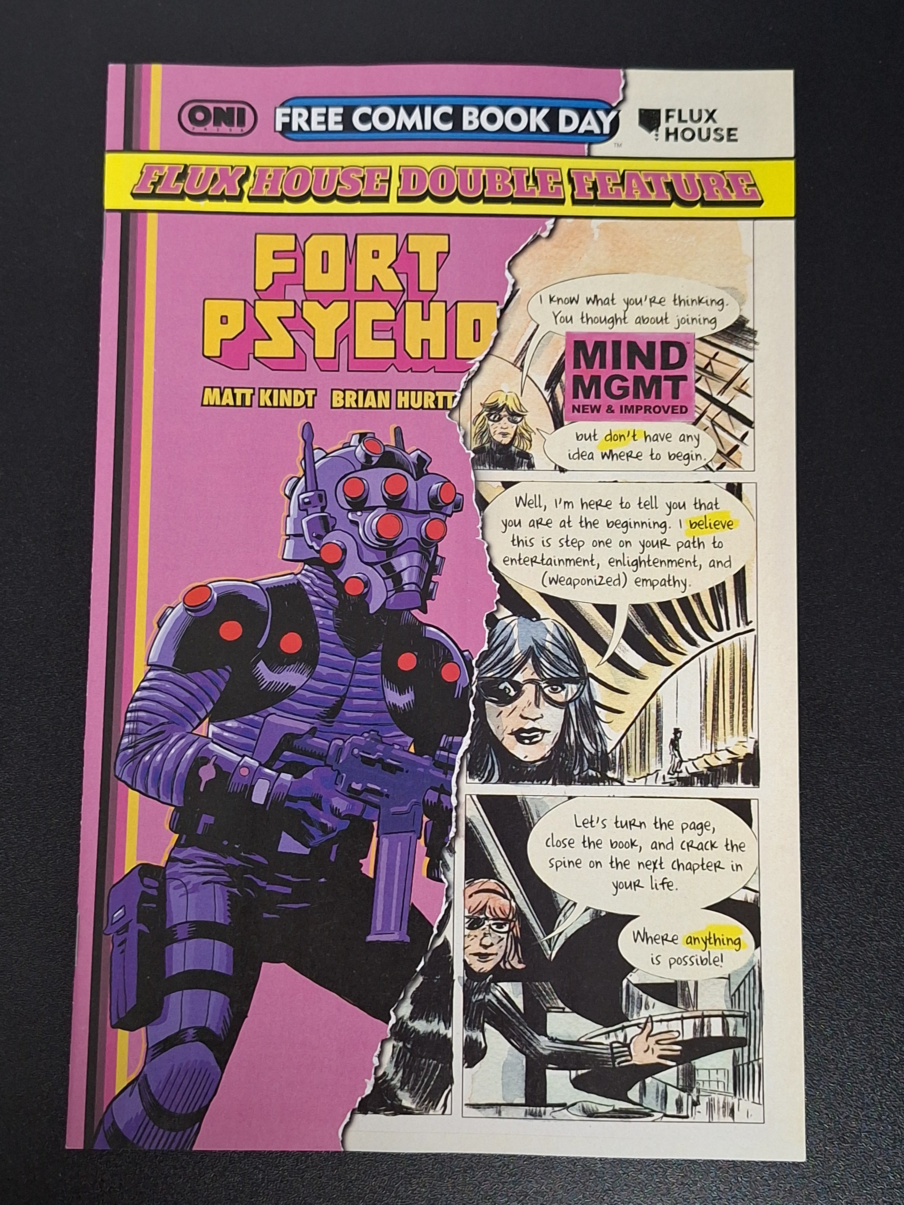 Flux House Double Feature - Fort Psycho / Mind MGMT - FCBD 2026