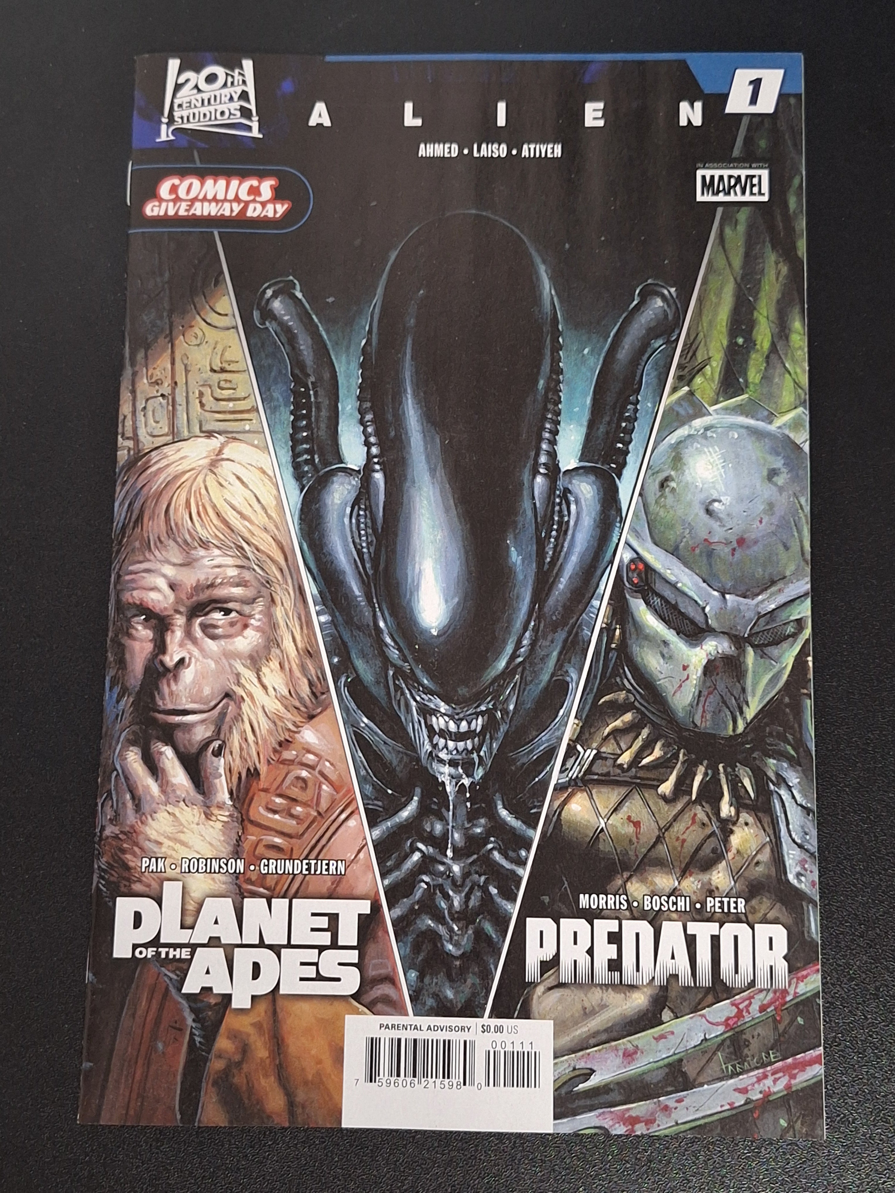 Alien / Planet Of The Apes / Predator 1 - FCBD 2026