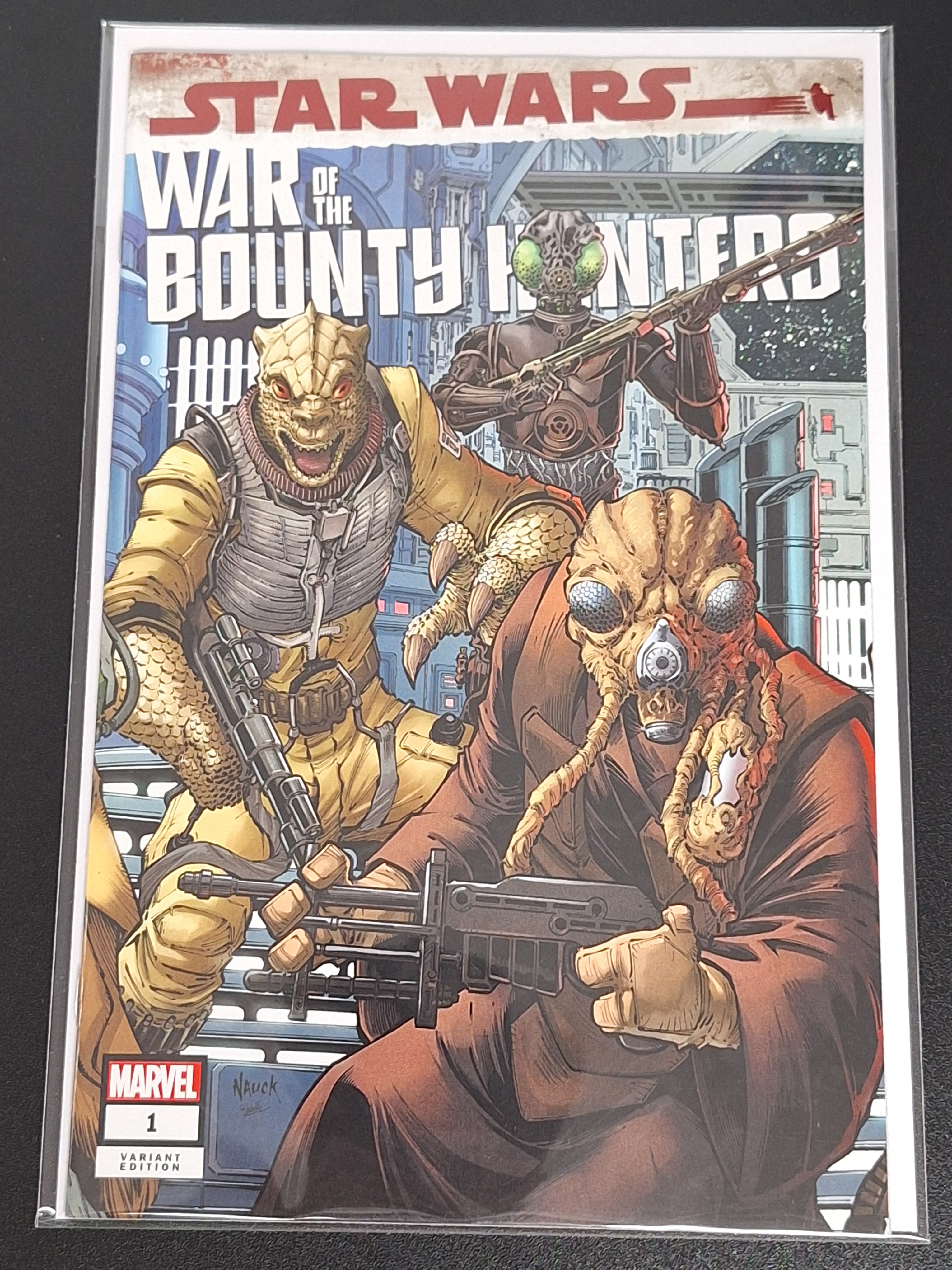 STAR WARS: WAR OF THE BOUNTY HUNTERS 1 TODD NAUCK EXCLUSIVE