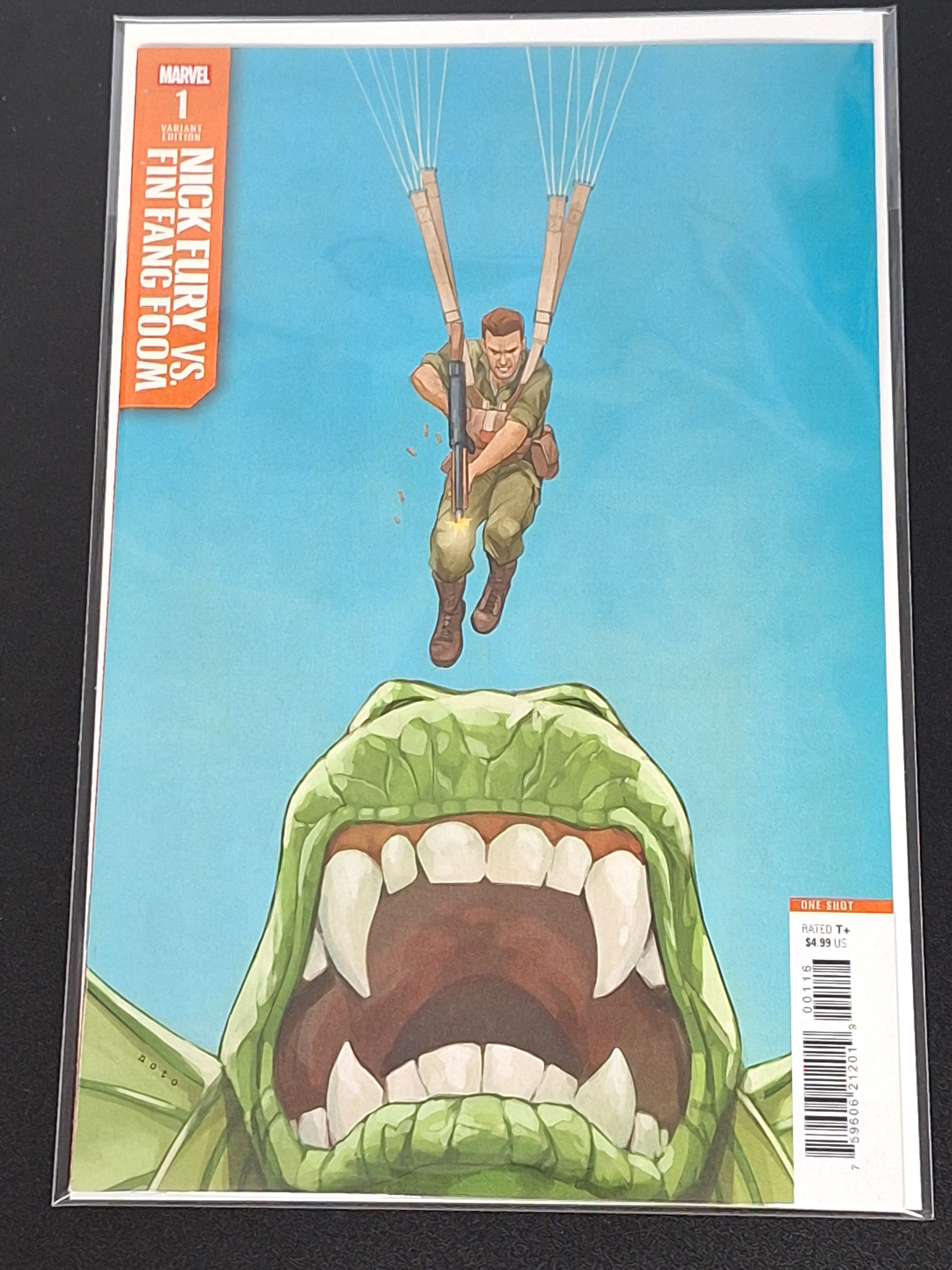 Nick Fury Vs. Fin Fang Foom 1 Marvel 2025 Phil Noto 1:25 Variant