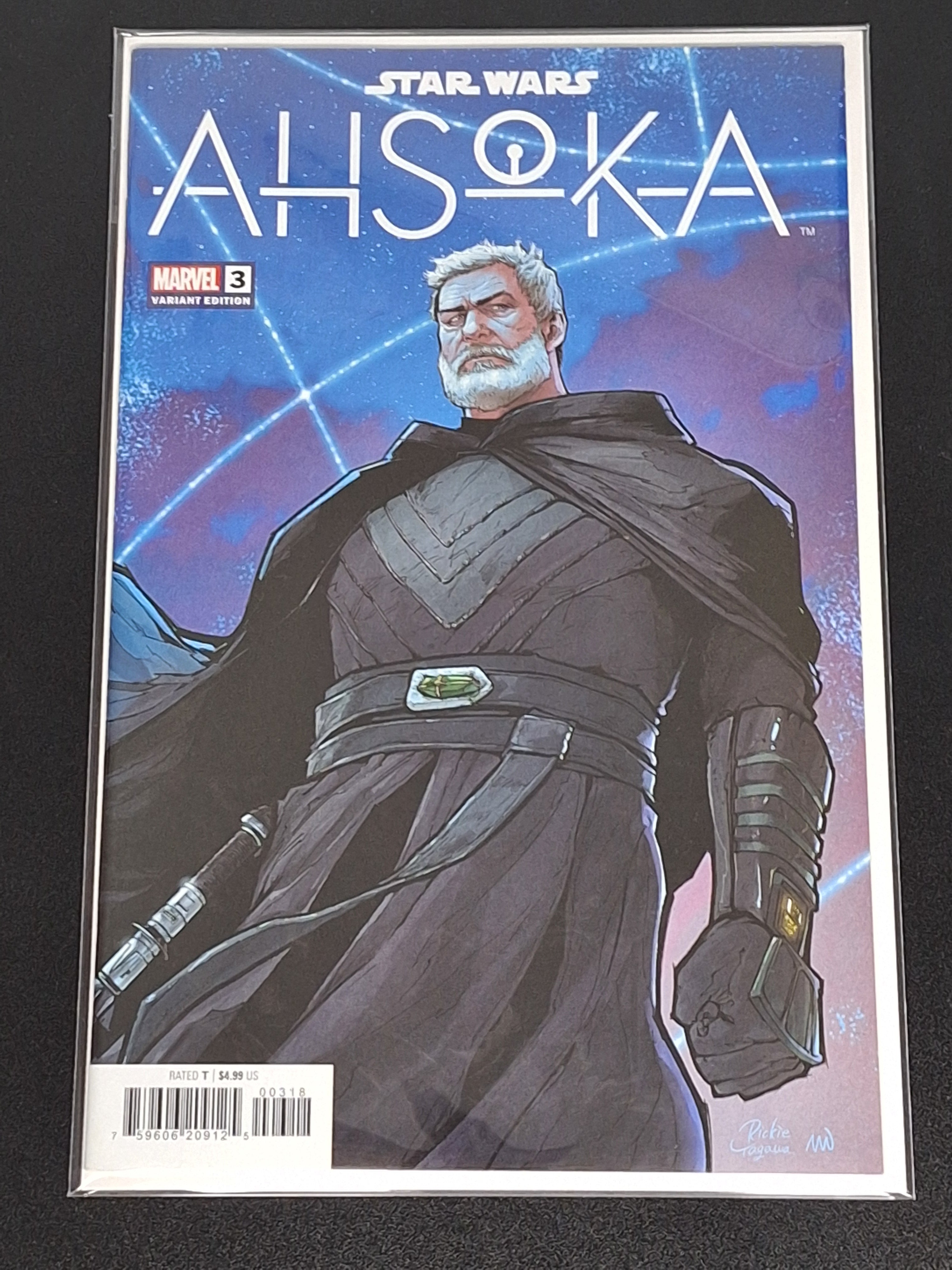 Star Wars: Ahsoka 3 Marvel 2024 Rickie Yagawa 1:25 Variant