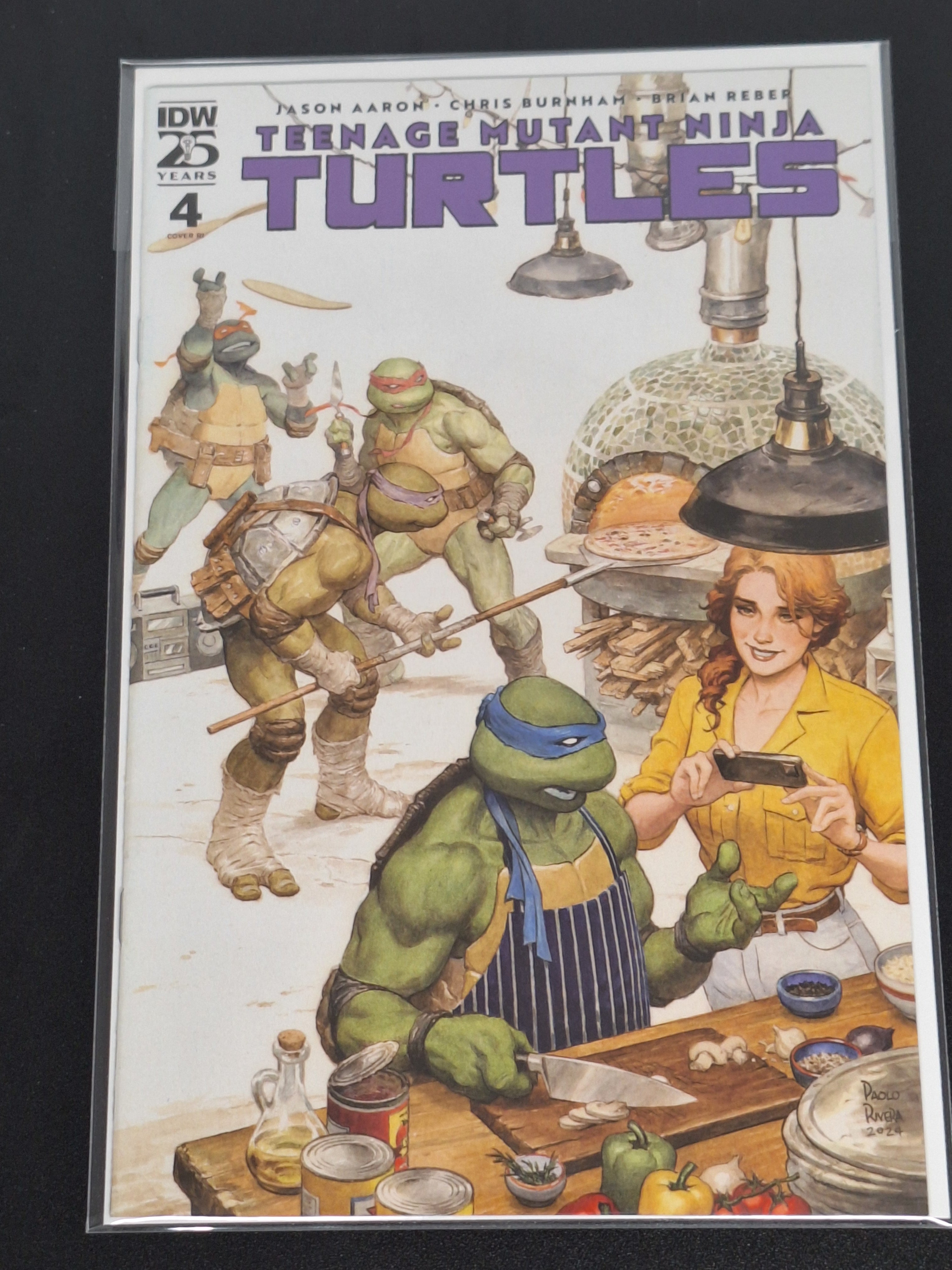 Teenage Mutant Ninja Turtles 4 IDW 2024 Paolo Rivera 1:100 Variant
