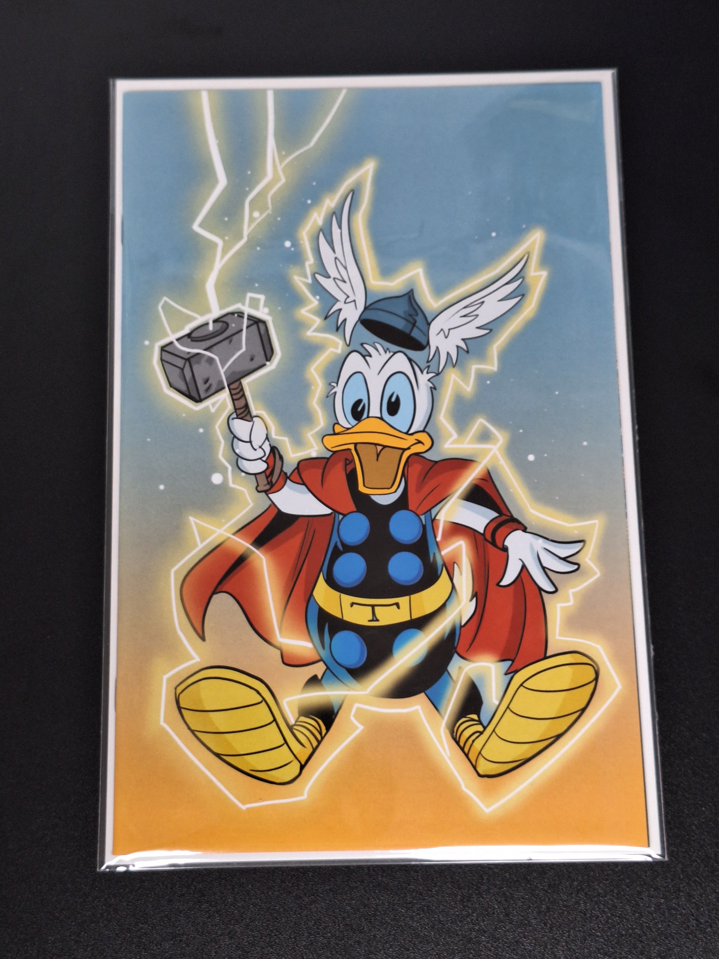 What If..? Donald Duck Became Thor 1 - Phil Noto Retailer Incentive 1:50 Virgin Variant