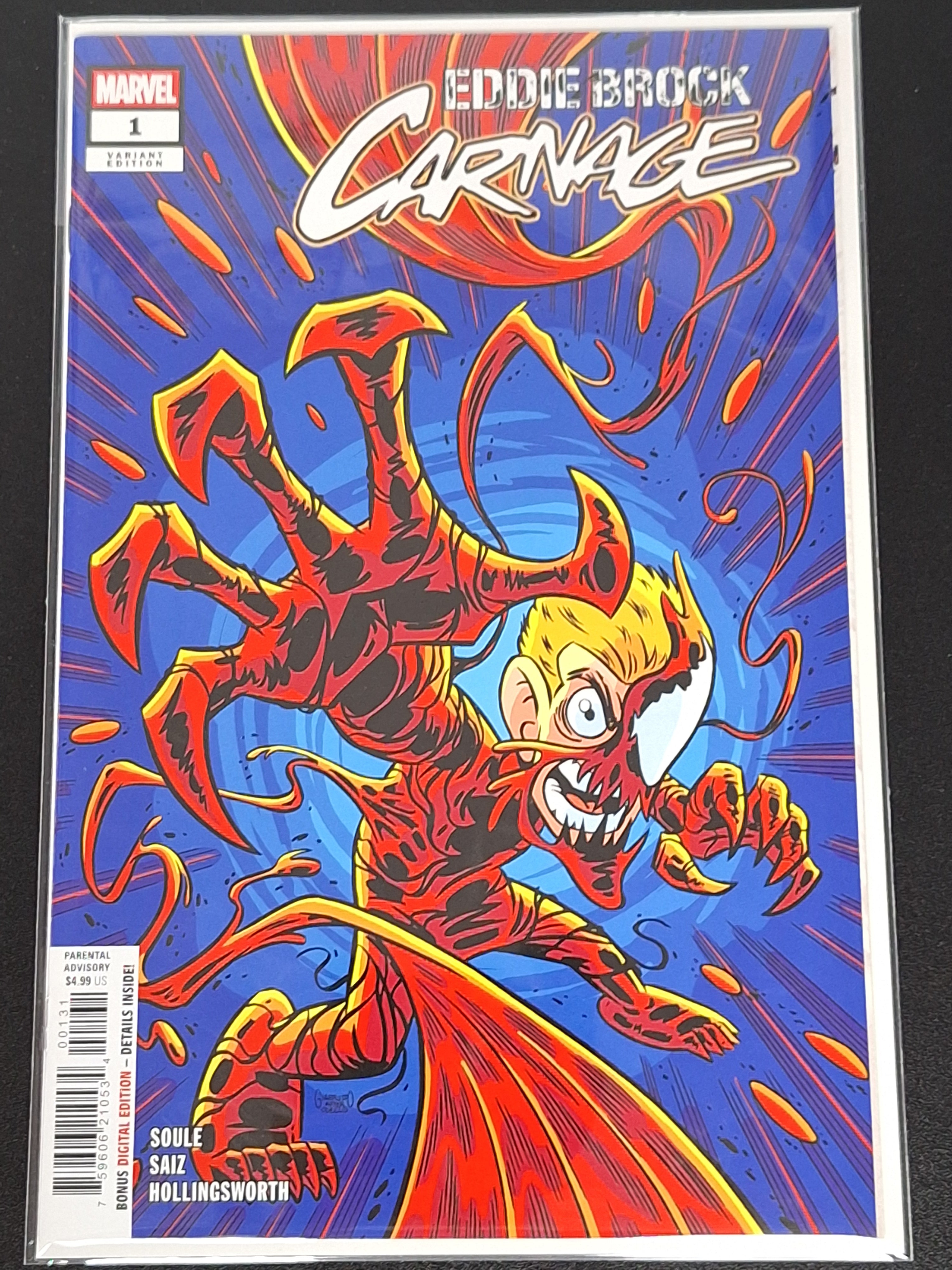 Eddie Brock Carnage 1 Marvel 2025 Giarrusso Variant