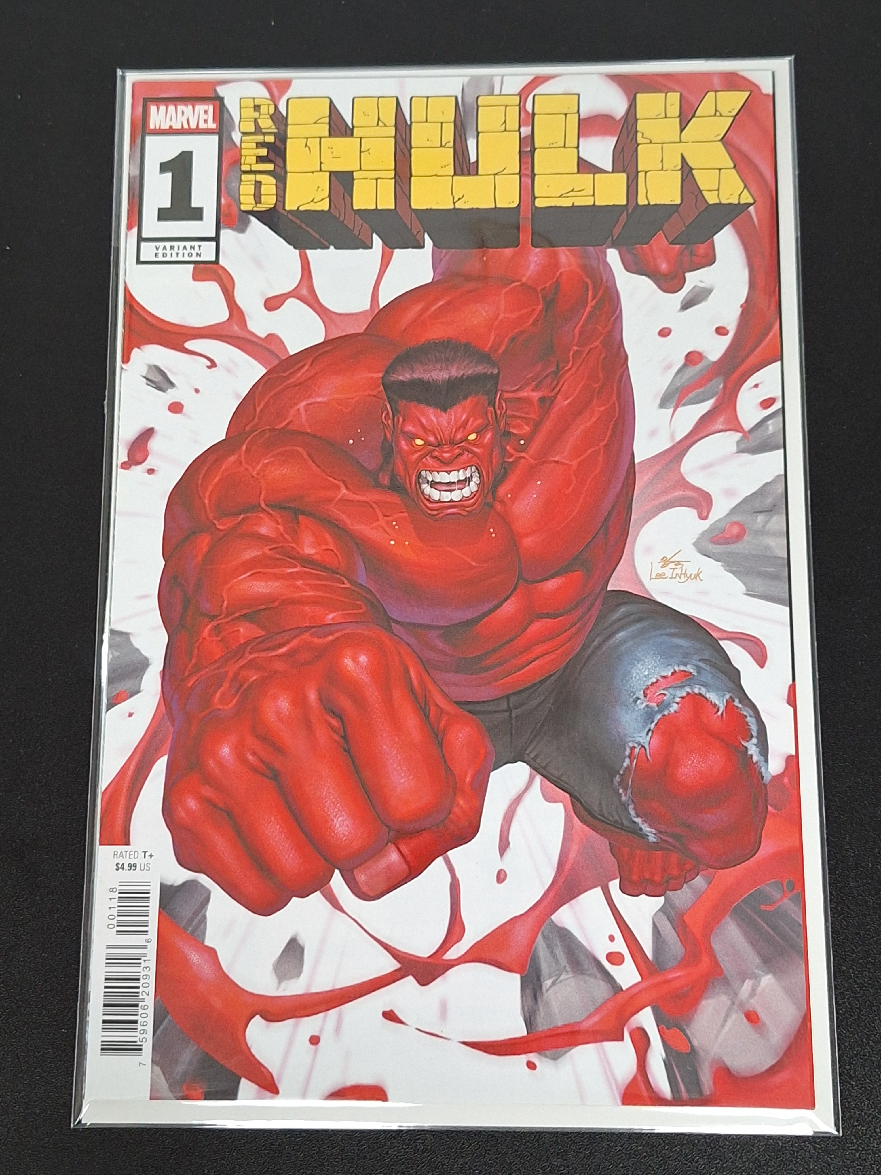 Red Hulk 1 Marvel 2025 Inhyuk Lee 1:25 Variant