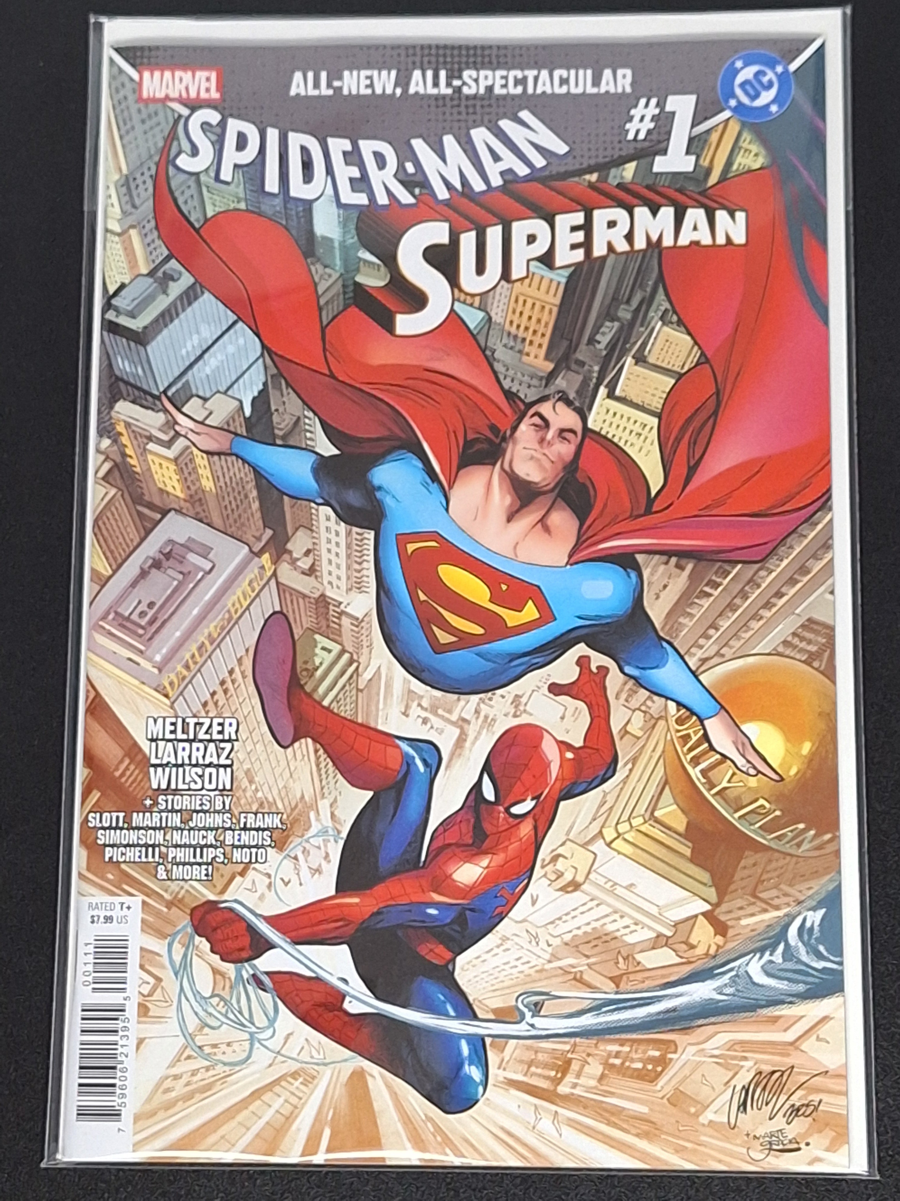 Spider-Man / Superman 1 Marvel DC 2026 Cover A Pepe Larraz
