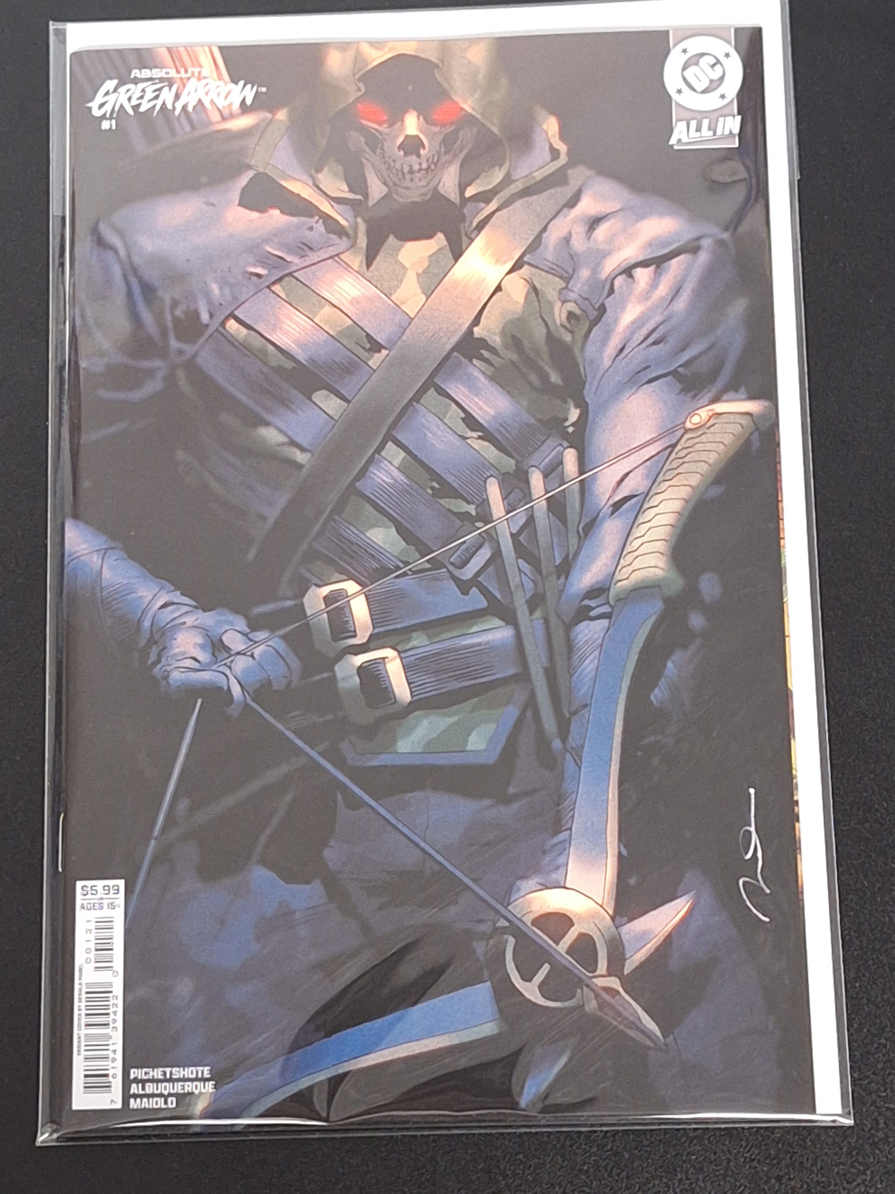 Absolute Green Arrow 1 DC 2026 Cover B Gerald Parel