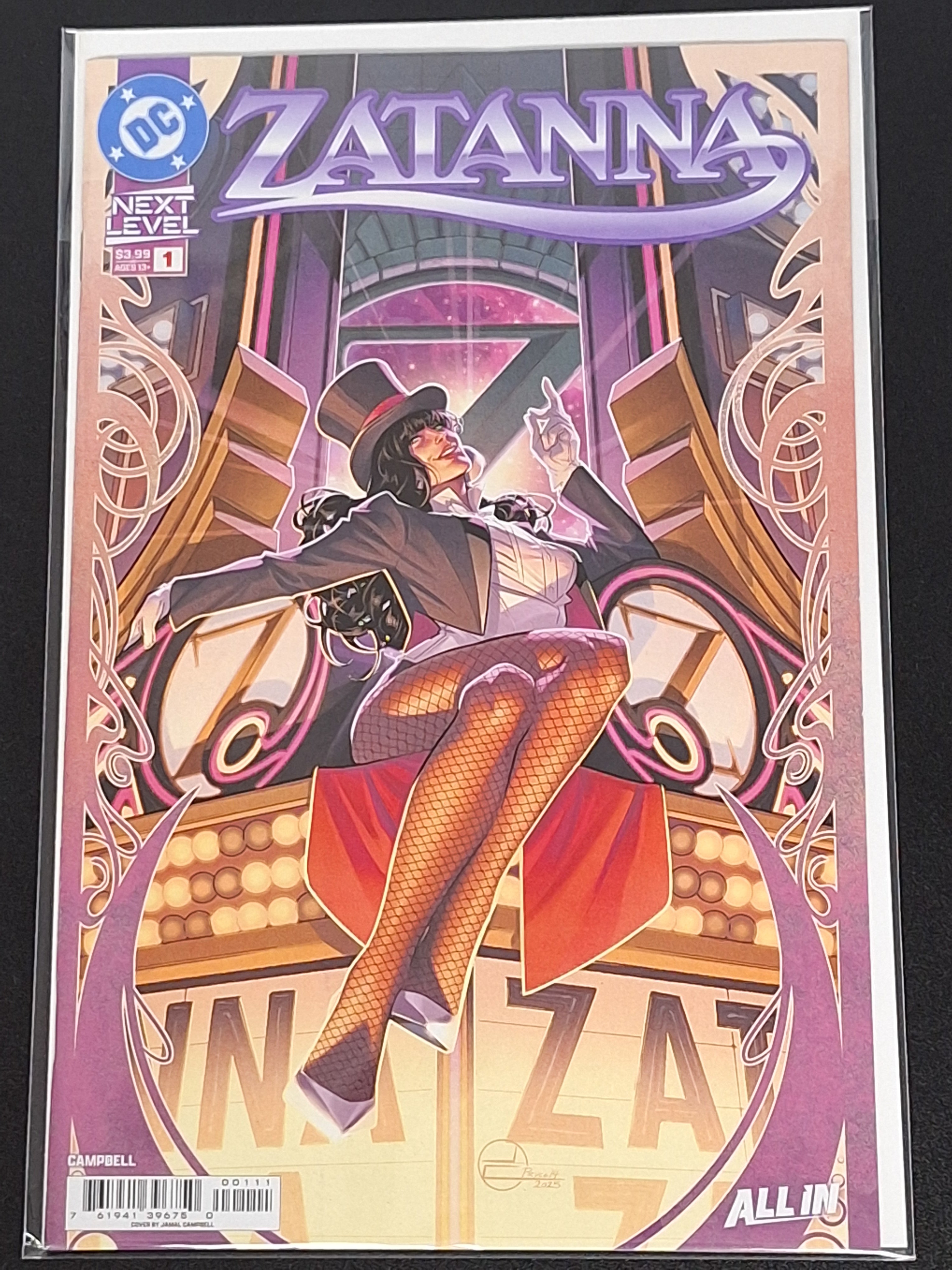 Zatanna 1 DC 2026 Cover A Jamal Campbell