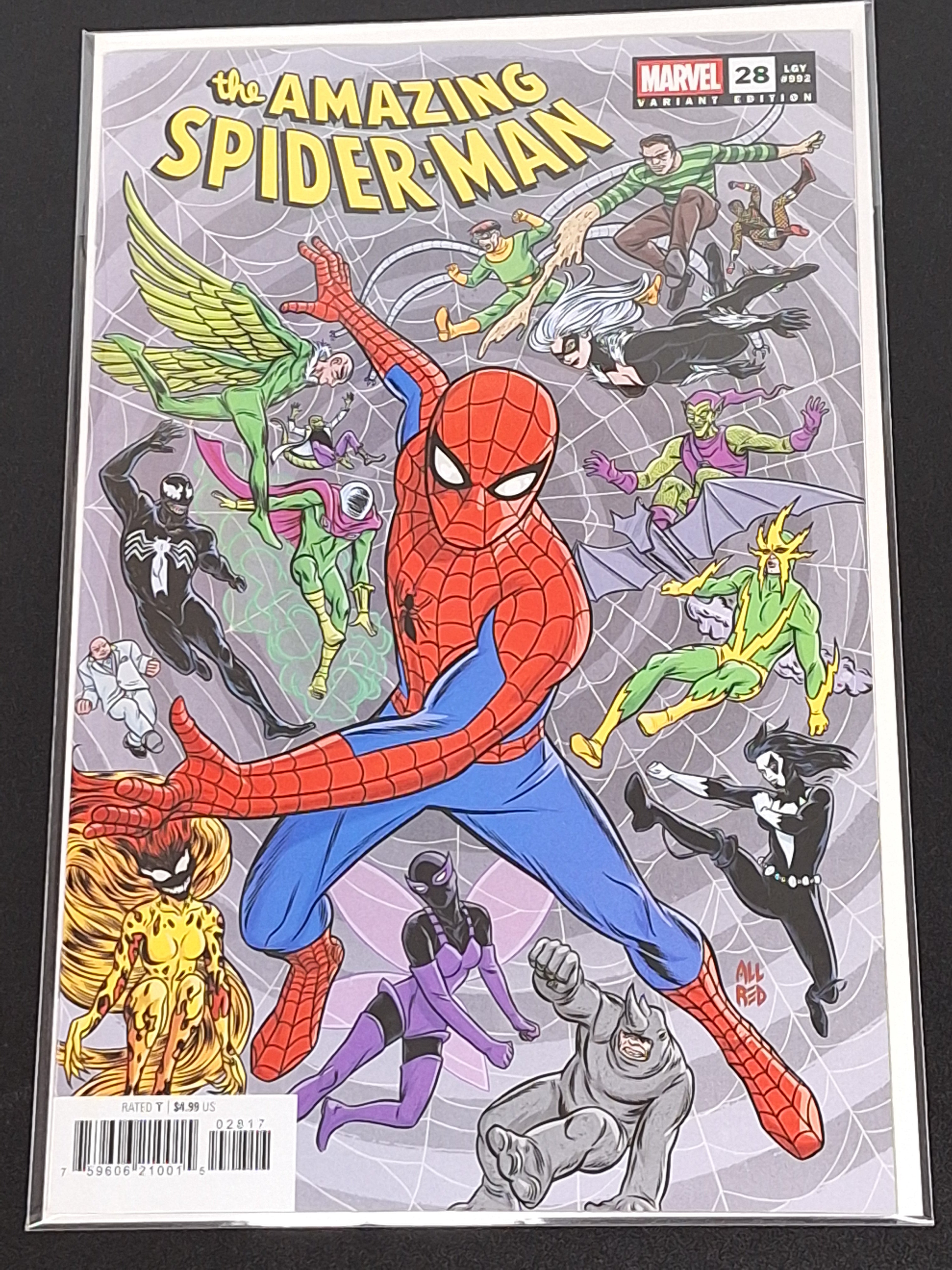 Amazing Spider-Man 28 Marvel 2026 Mike Allred 1:25 Variant 1st Spider-Carnage